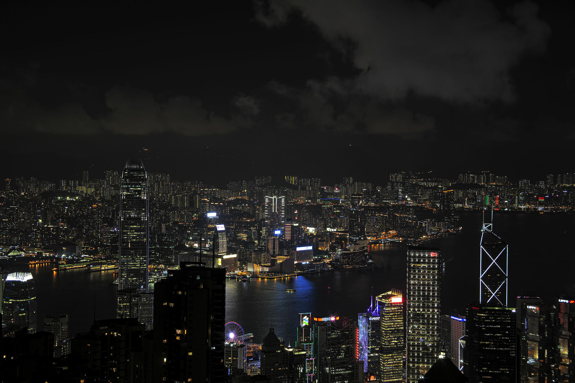 Hong Kong by night