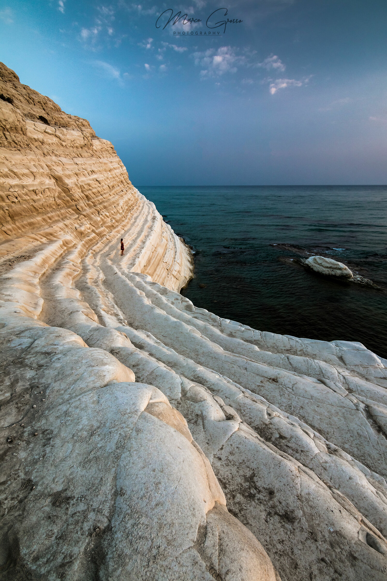 La donna della scala dei turchi