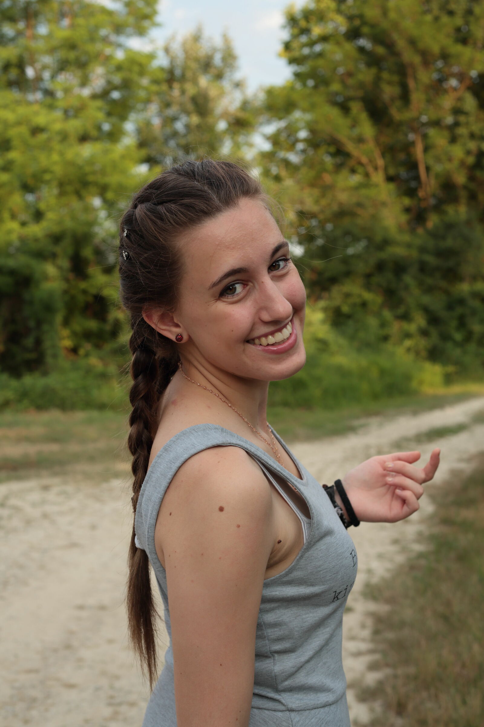 portrait on a summer evening