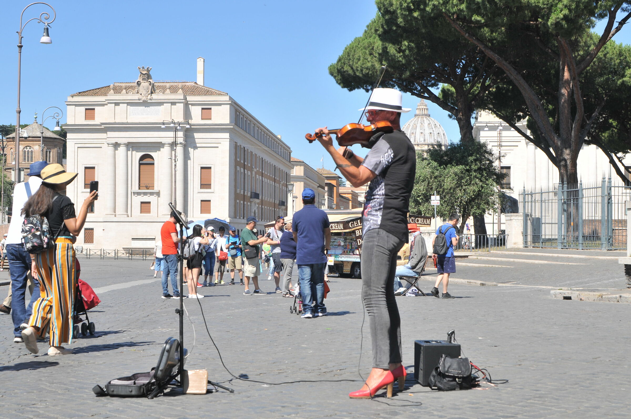 il violinista con i tacchi