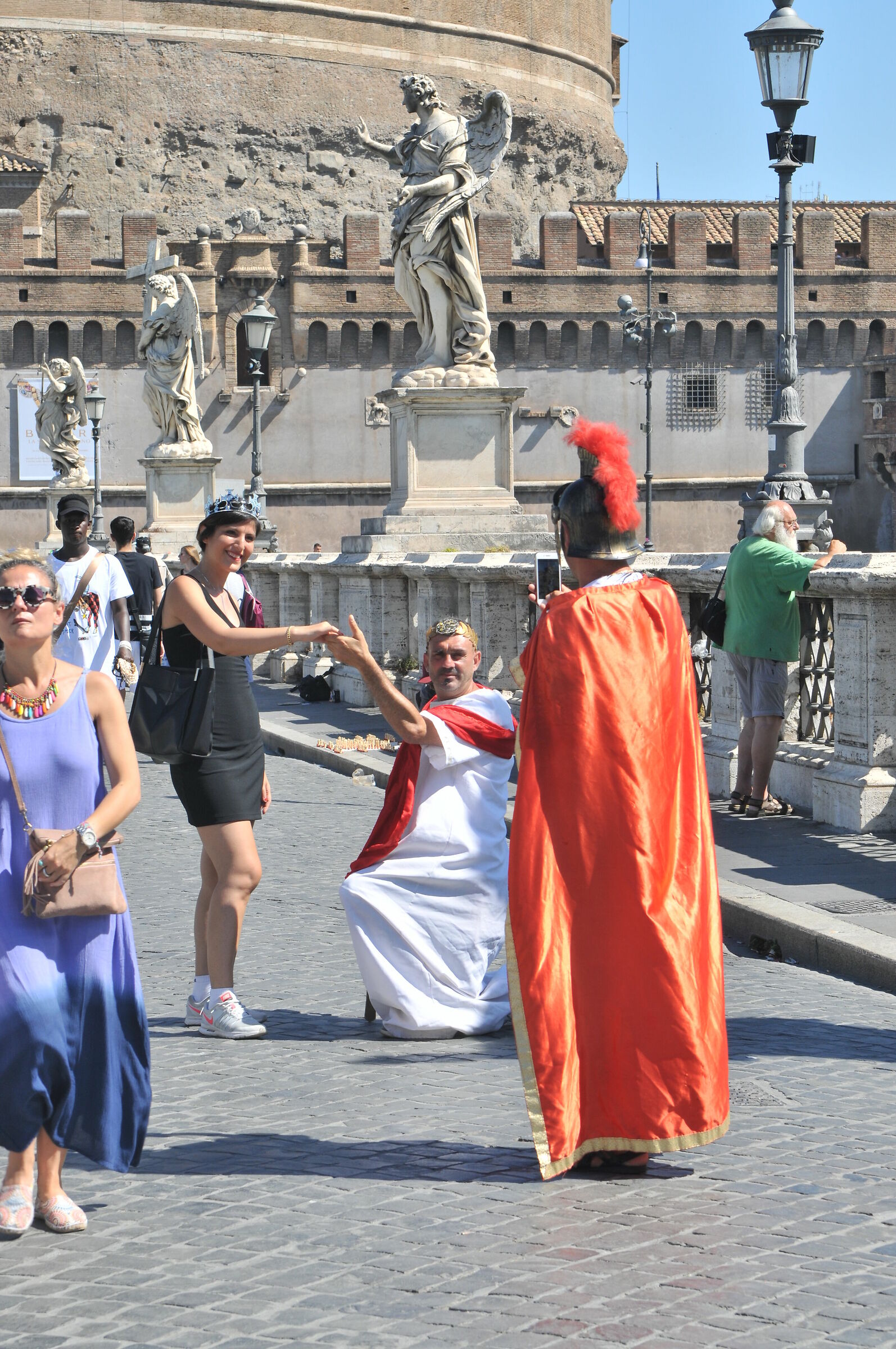 tourists and centurions