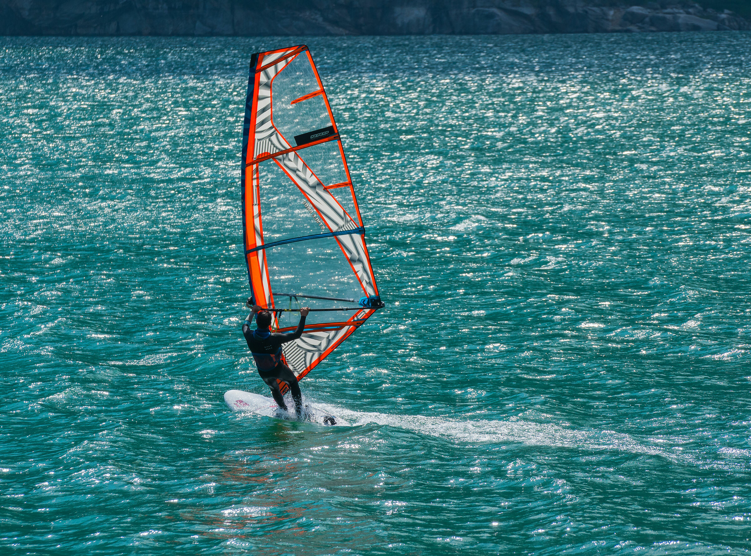 Windsurf sul lago di Ceresole