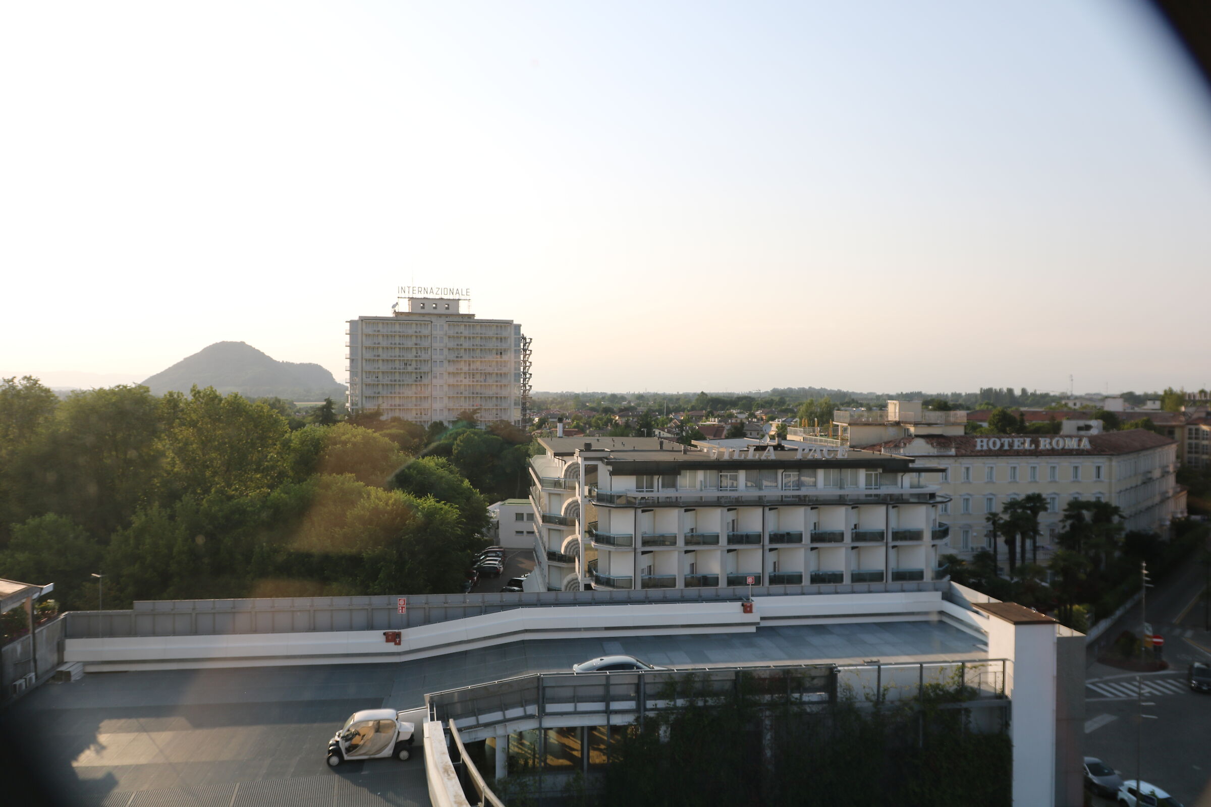 Tramonto dai colli eugani da Abano Terme
