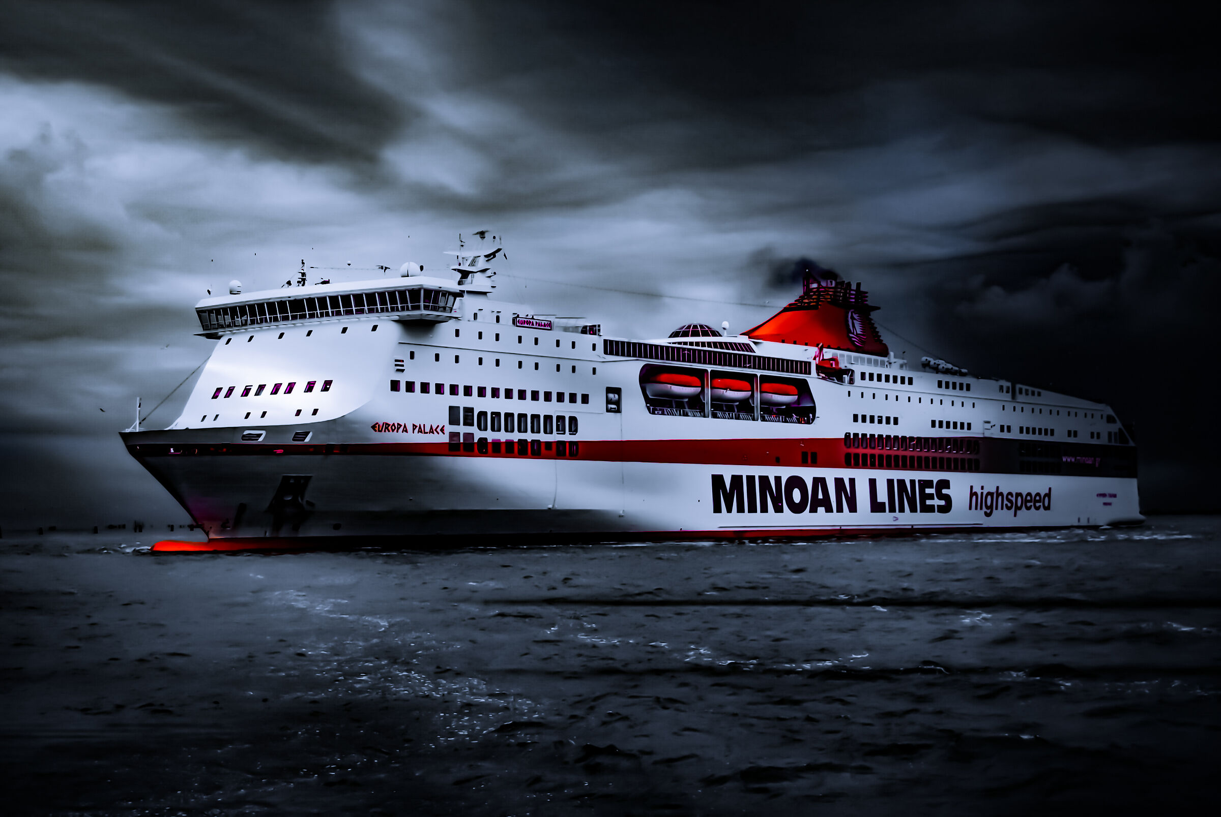 Ship in Porto Marghera (Venice)