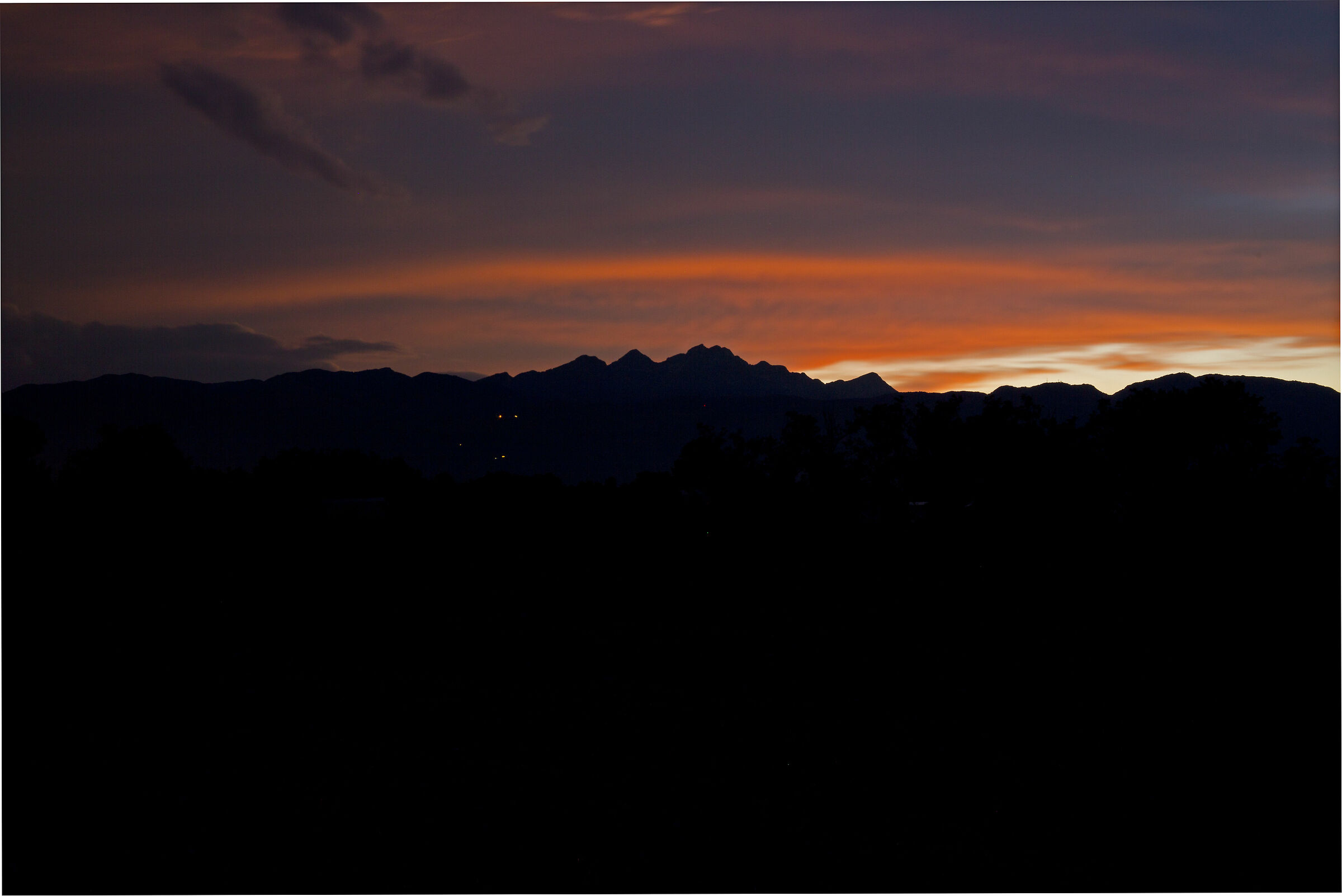 Tramonto dopo il temporale