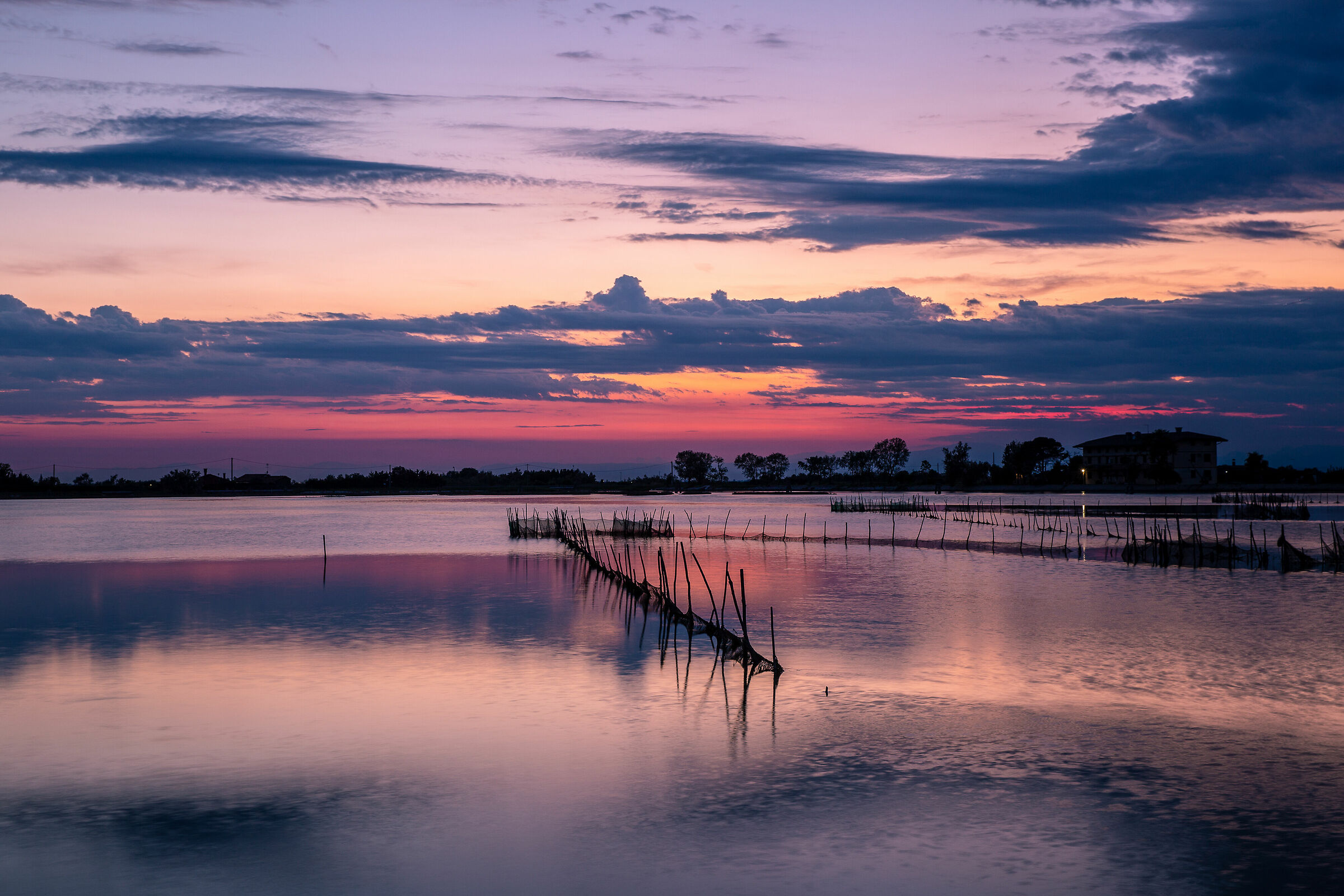 North Lagoon at sunset