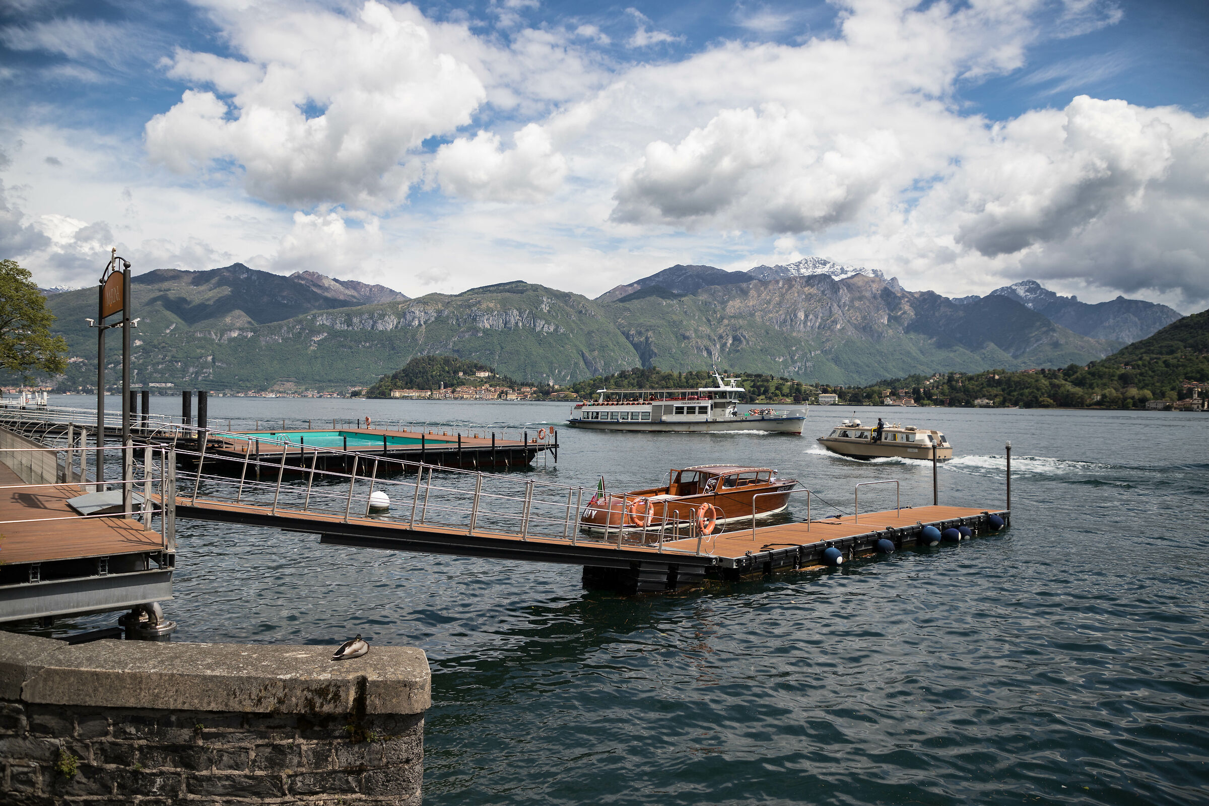panorama su bellagio da tremezzo