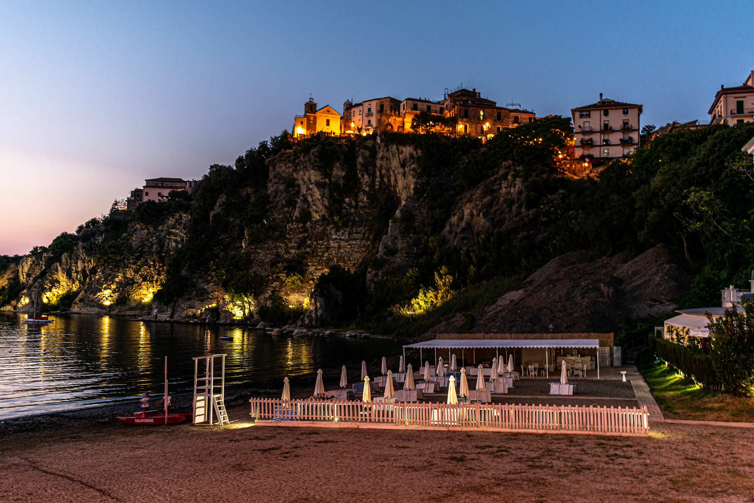 Agropoli al tramonto