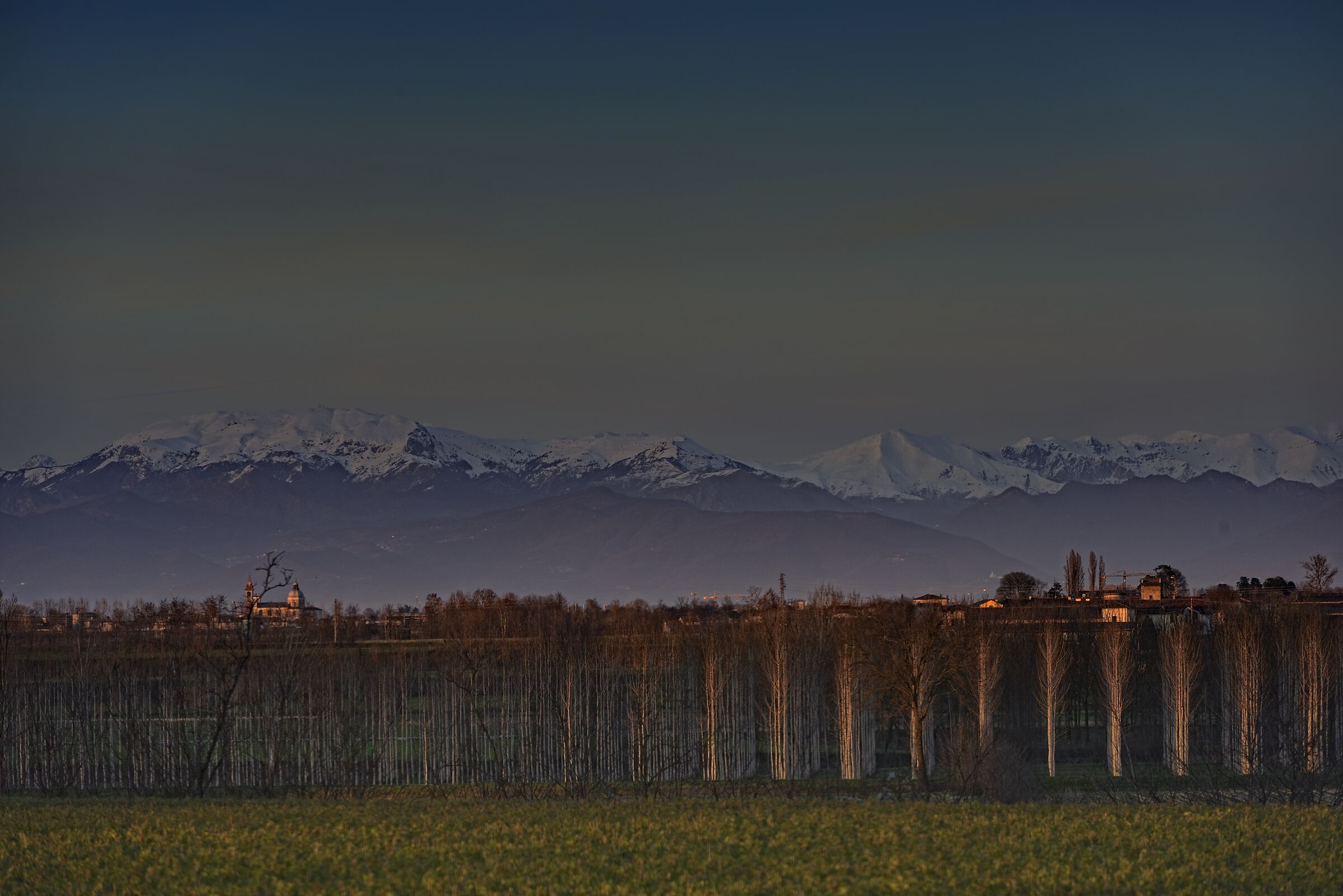 Le Prealpi da Robecco d'Oglio