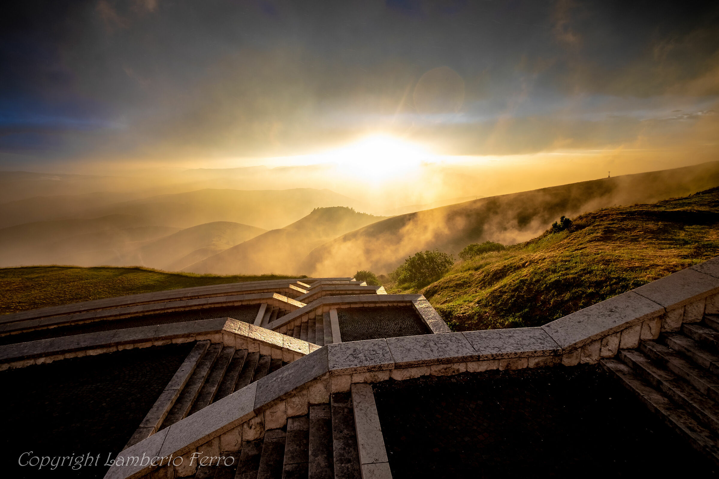 Tramonto a Cima Grappa