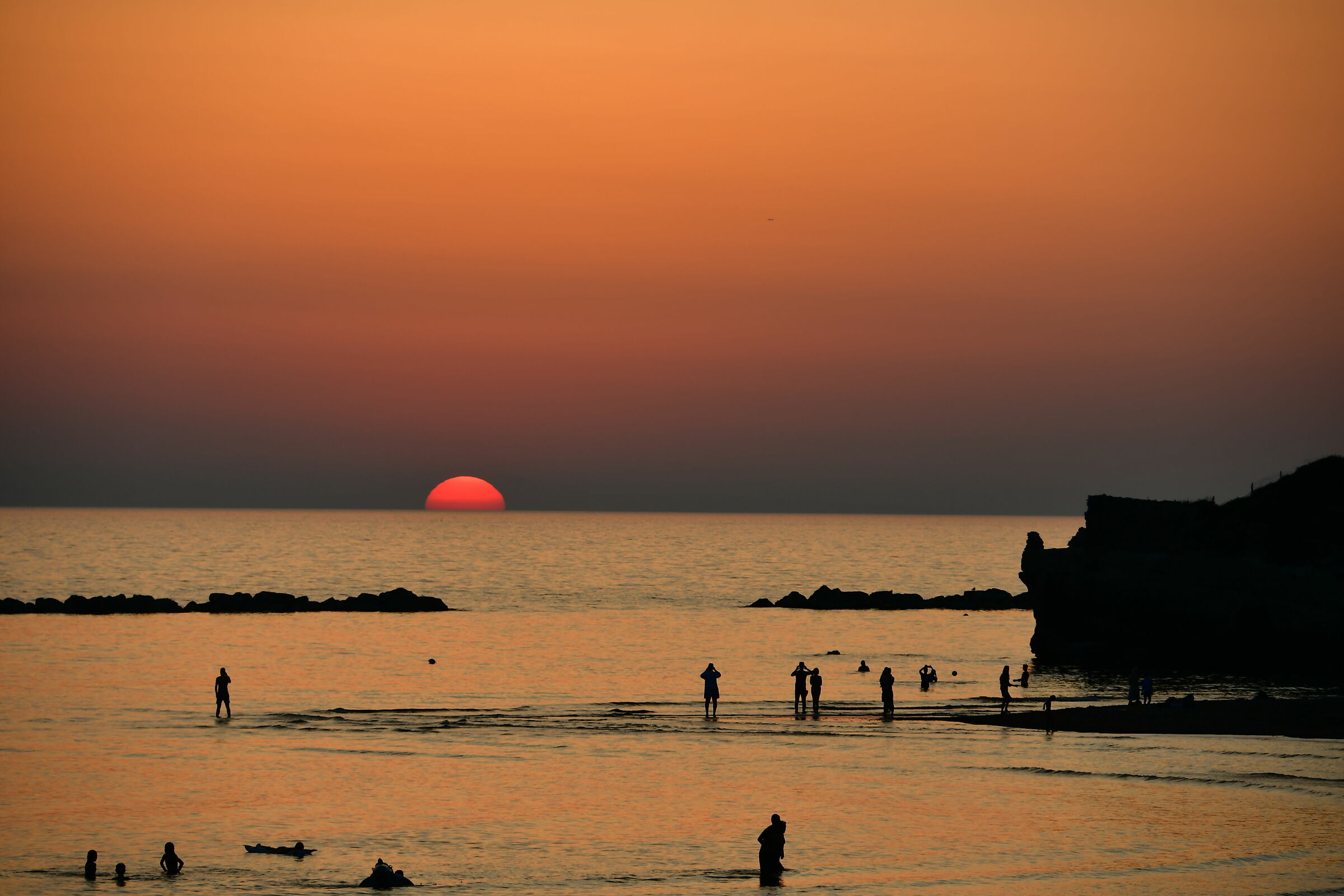 Sunset at Anzio