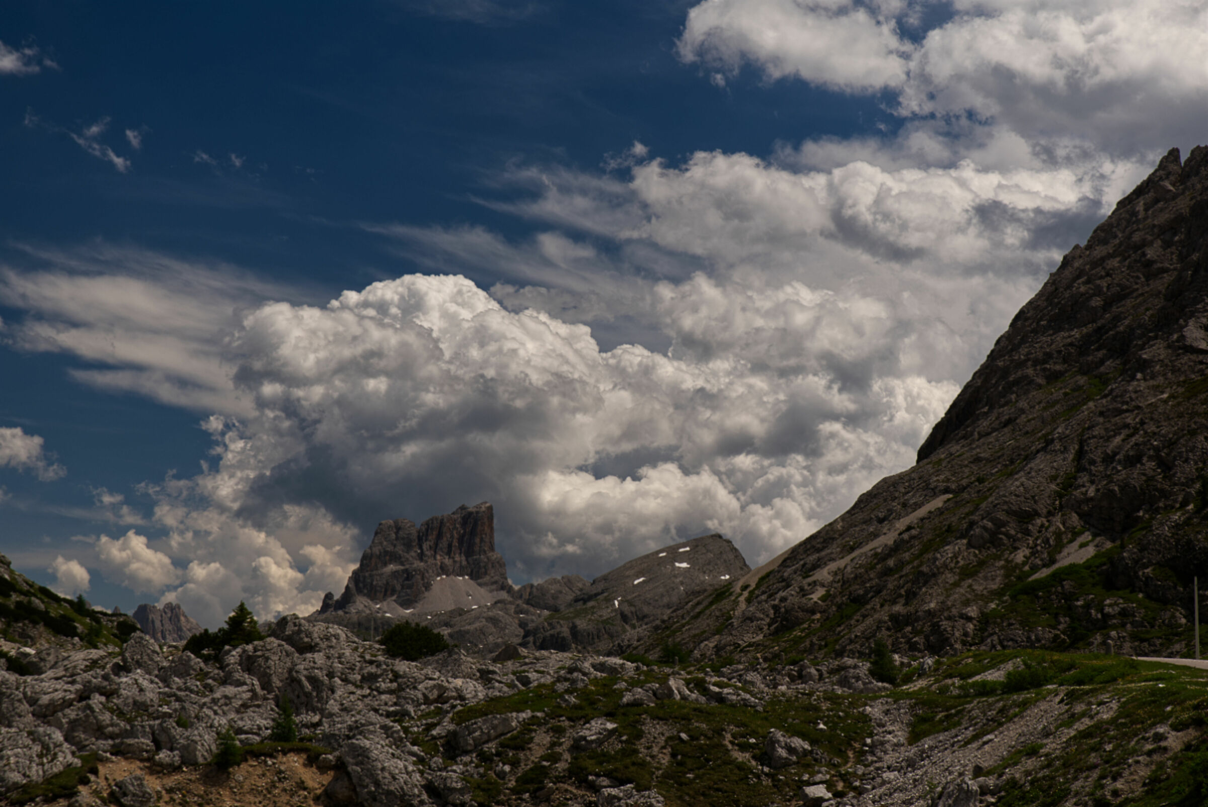 The Averau from the Valparola Pass