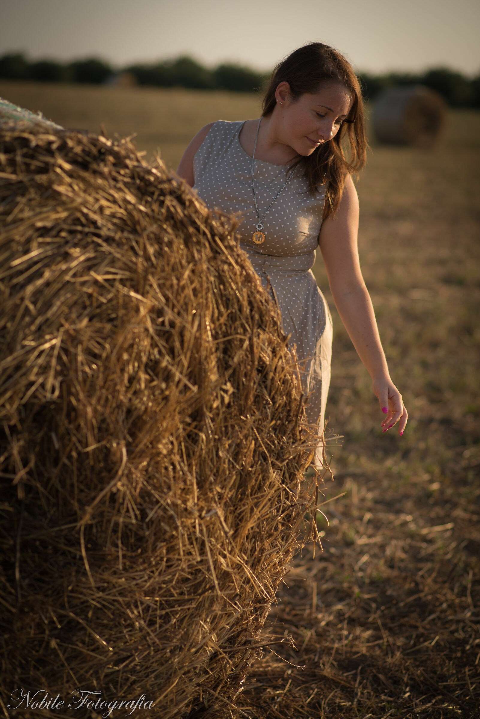 Marilena nei campi di grano