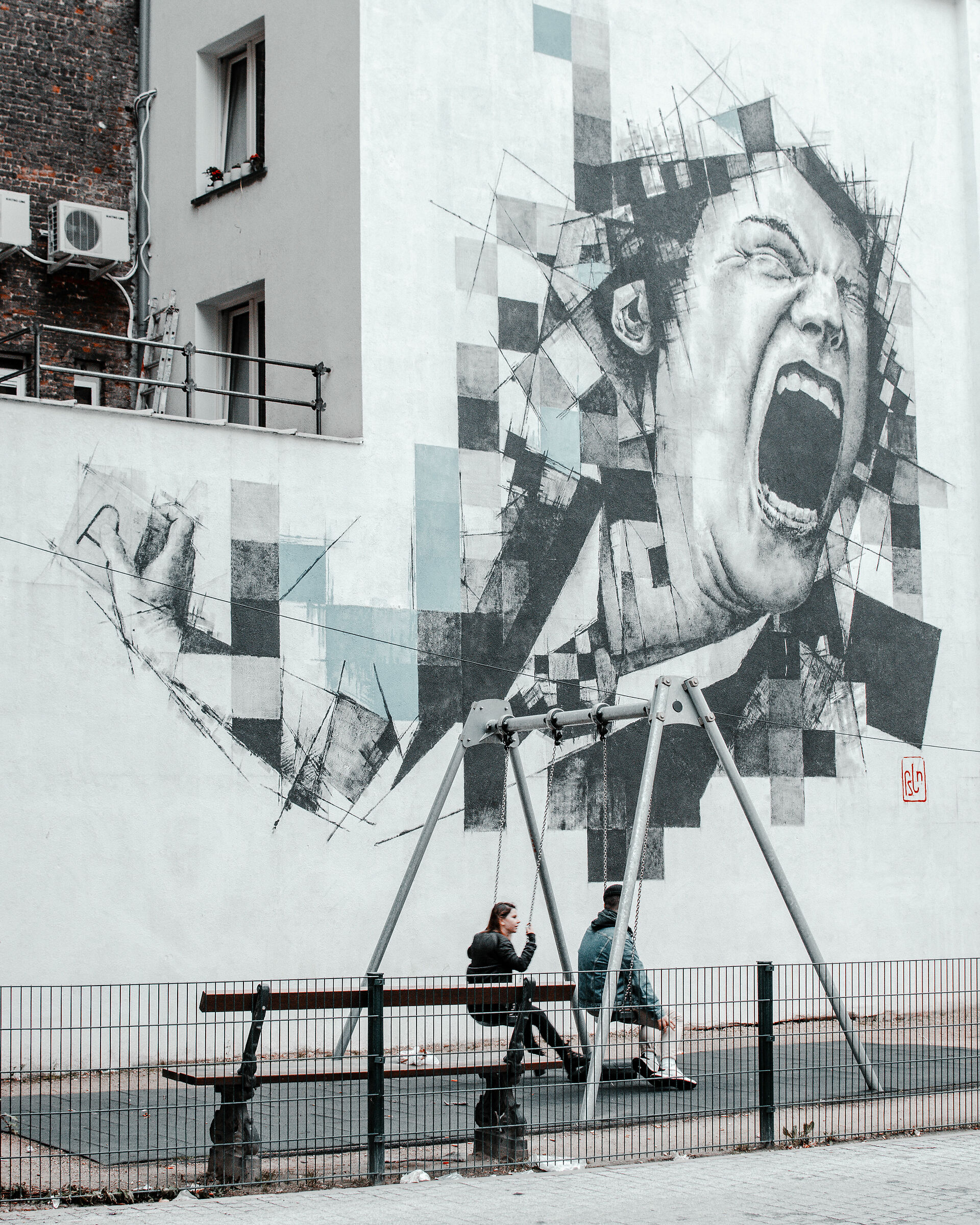 Crazy Street Art in Brussels.