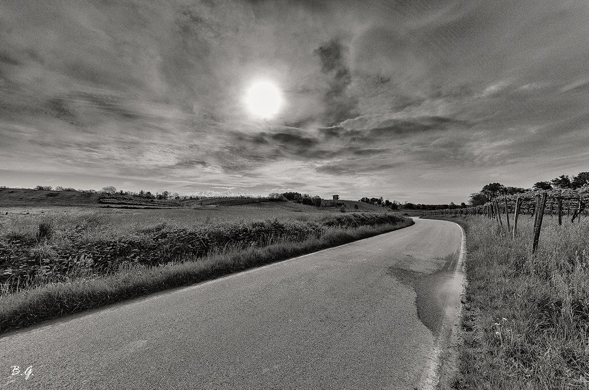 Where does the road?