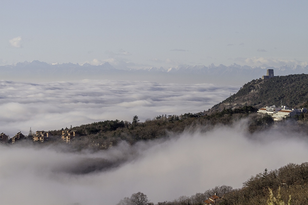 nebbia sopra Trieste