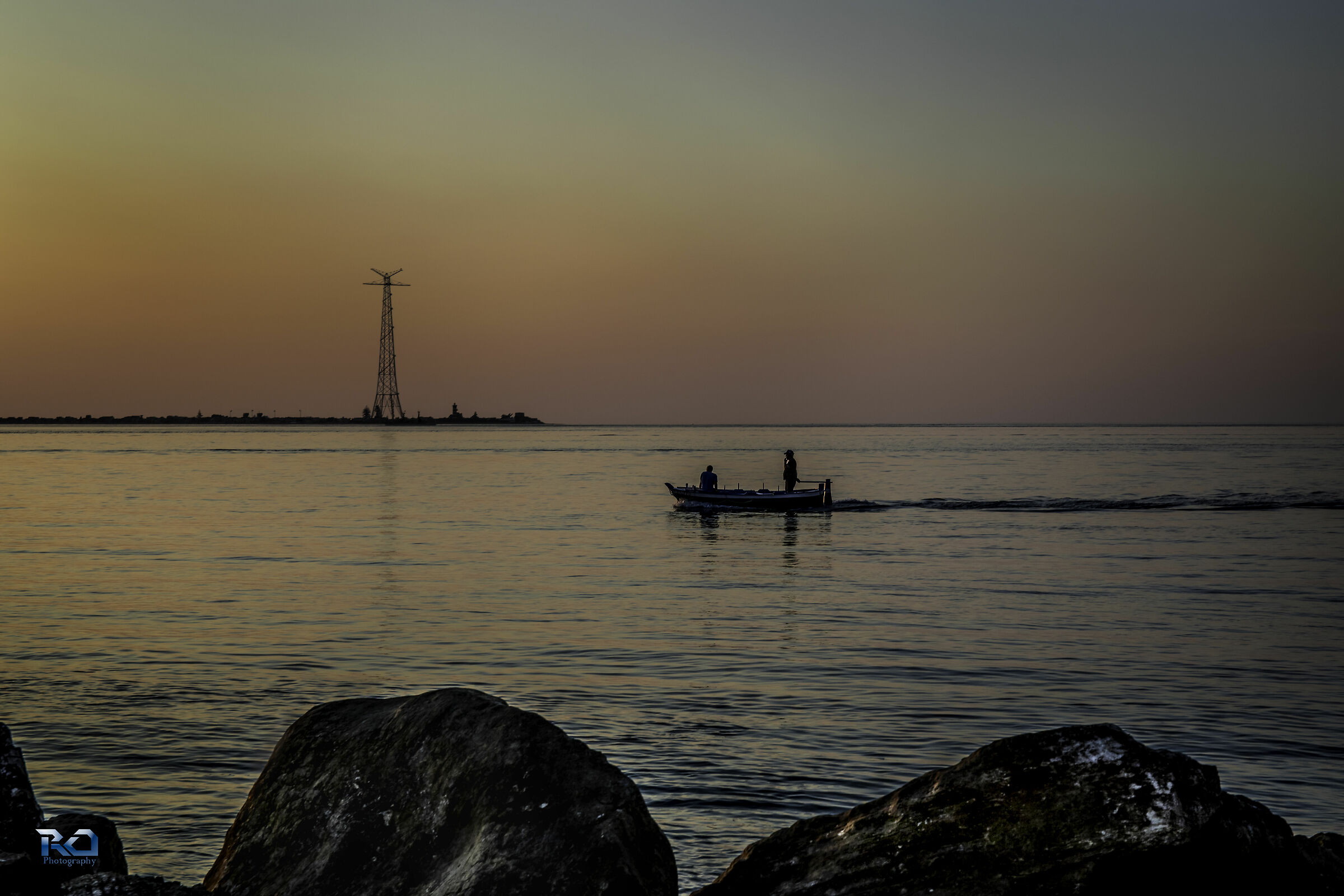 tramonto sullo stretto