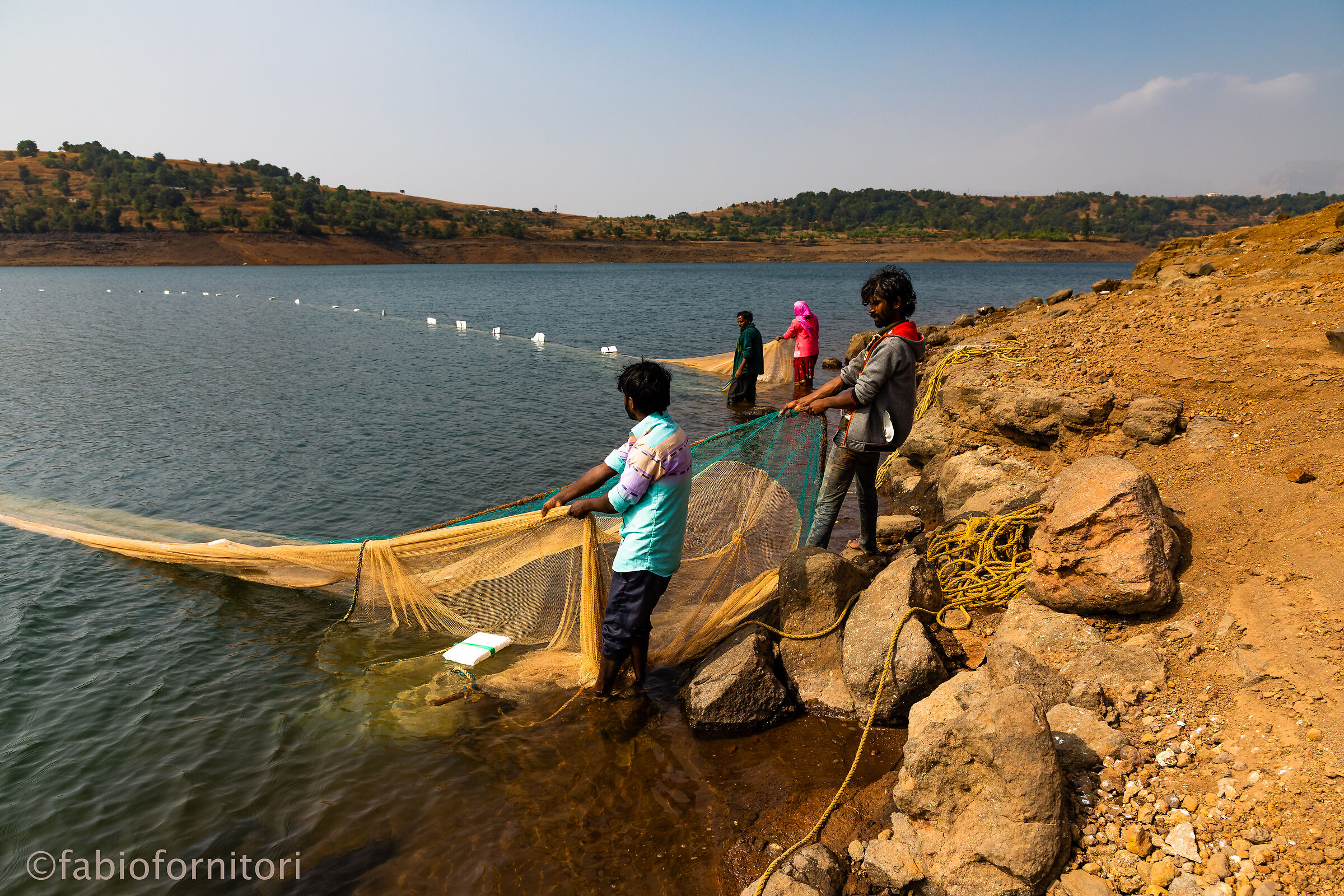 Pescatori di lago , Si Tiraaaaaa , India 2018