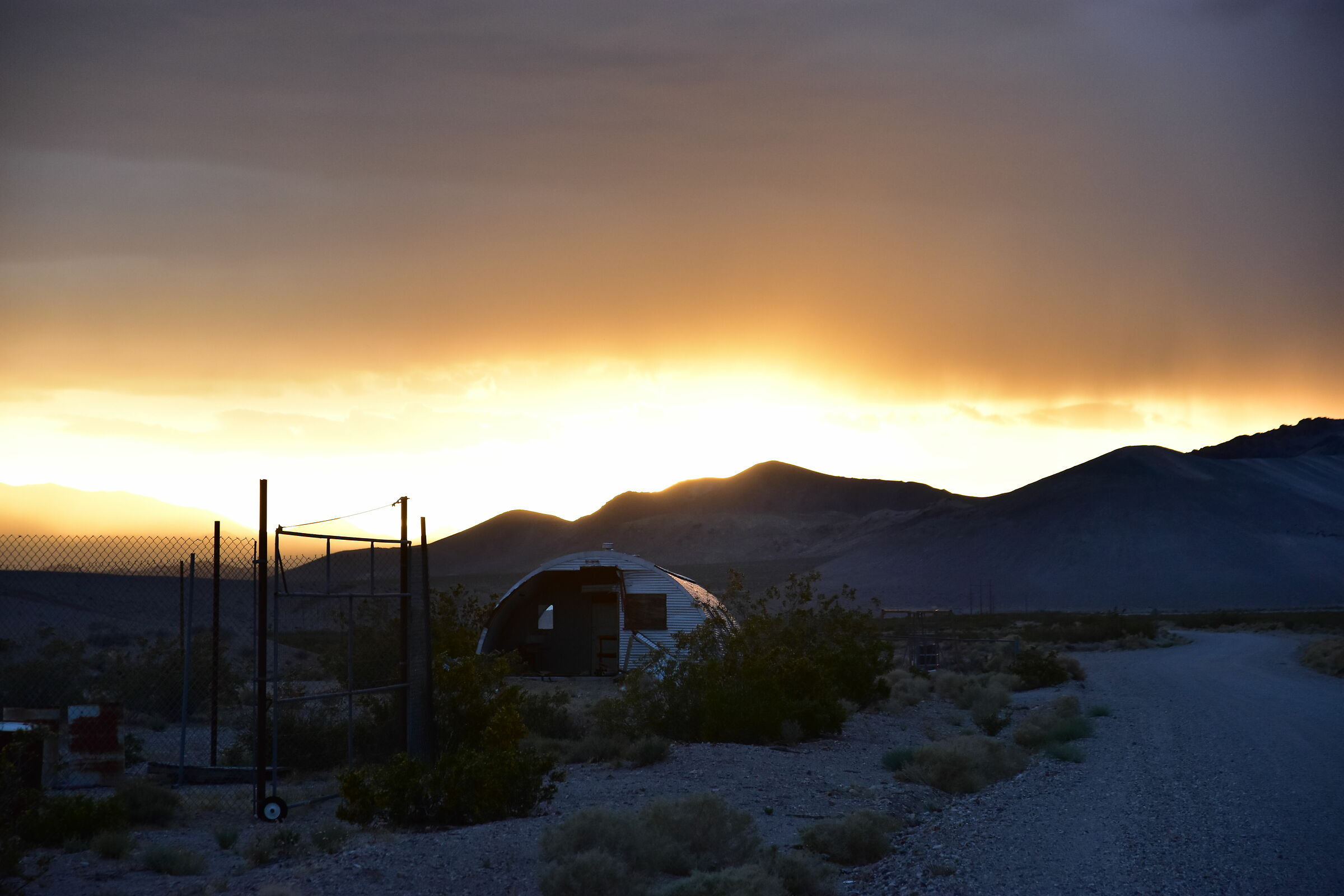 Tramonto nella Valle della Morte