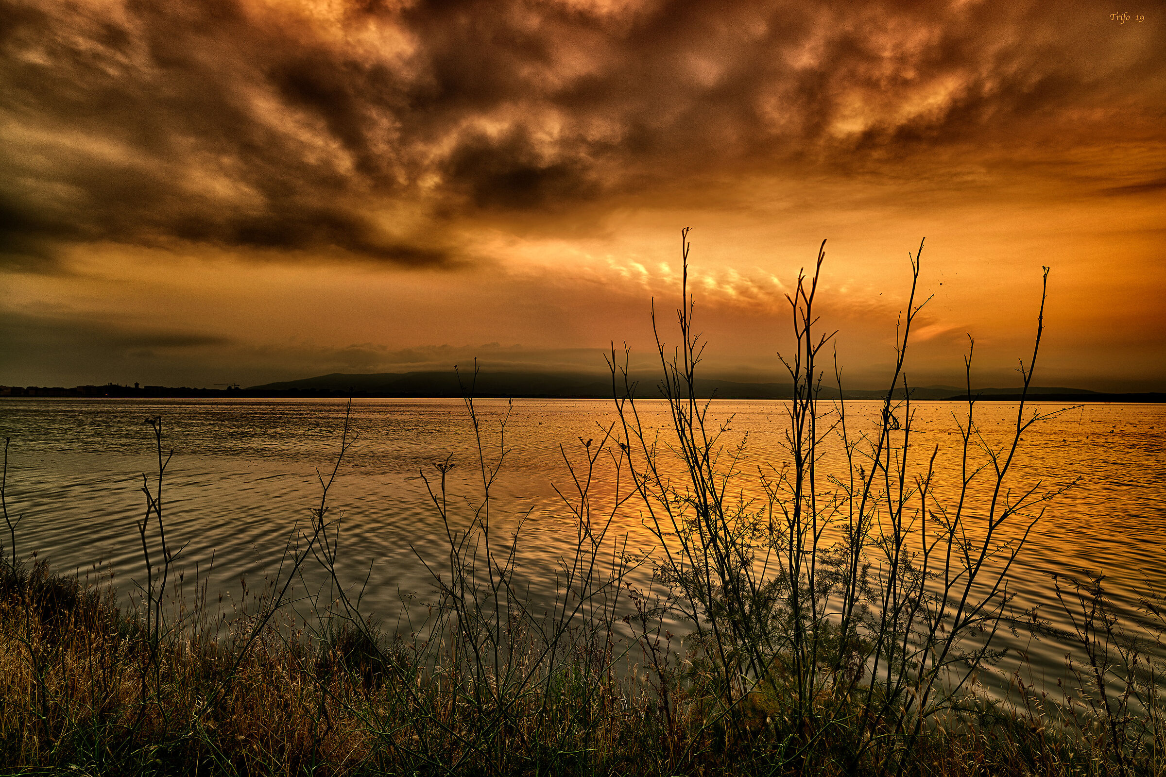Sunrise on the lagoon ....
