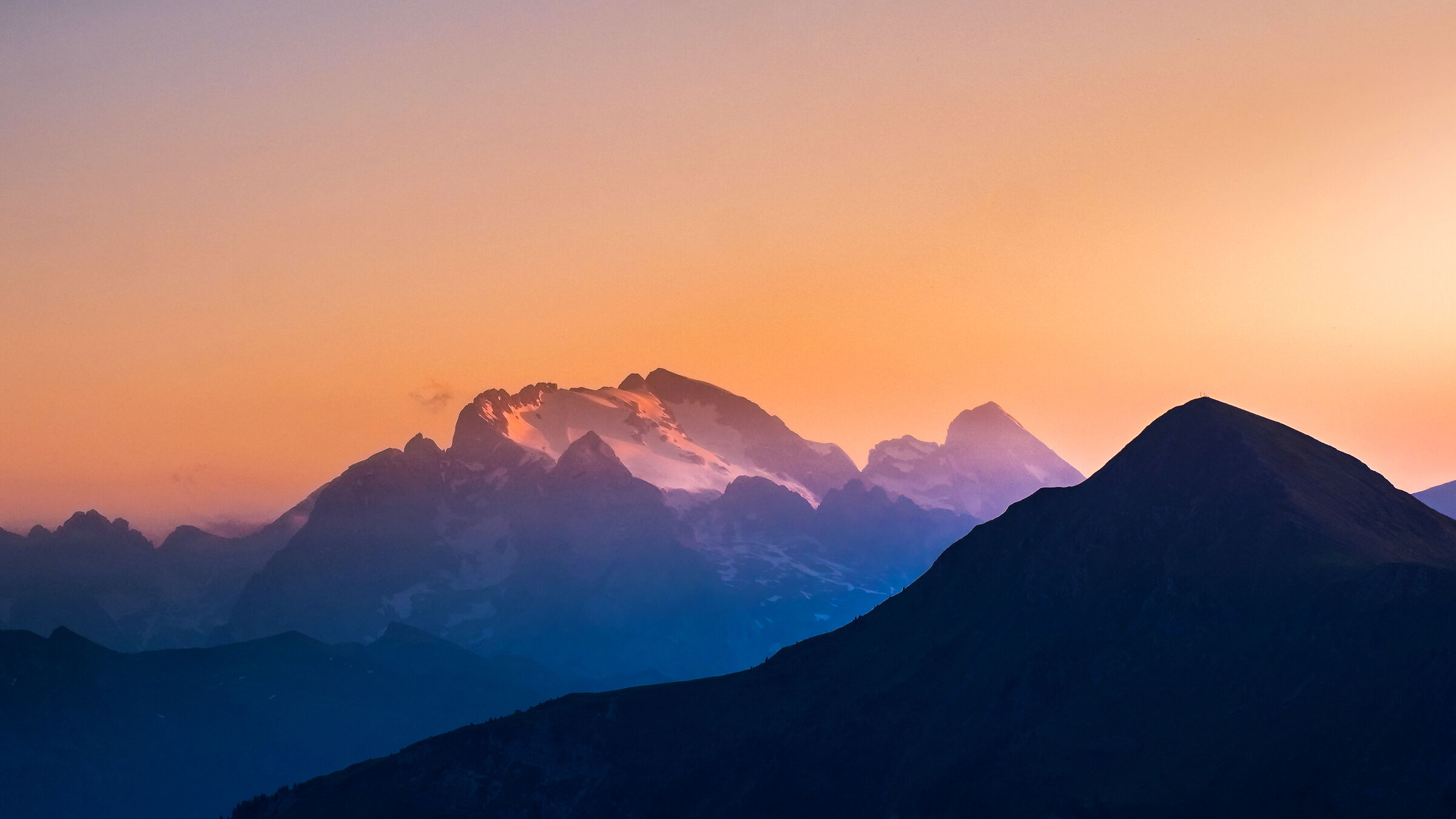 Marmolada al tramonto