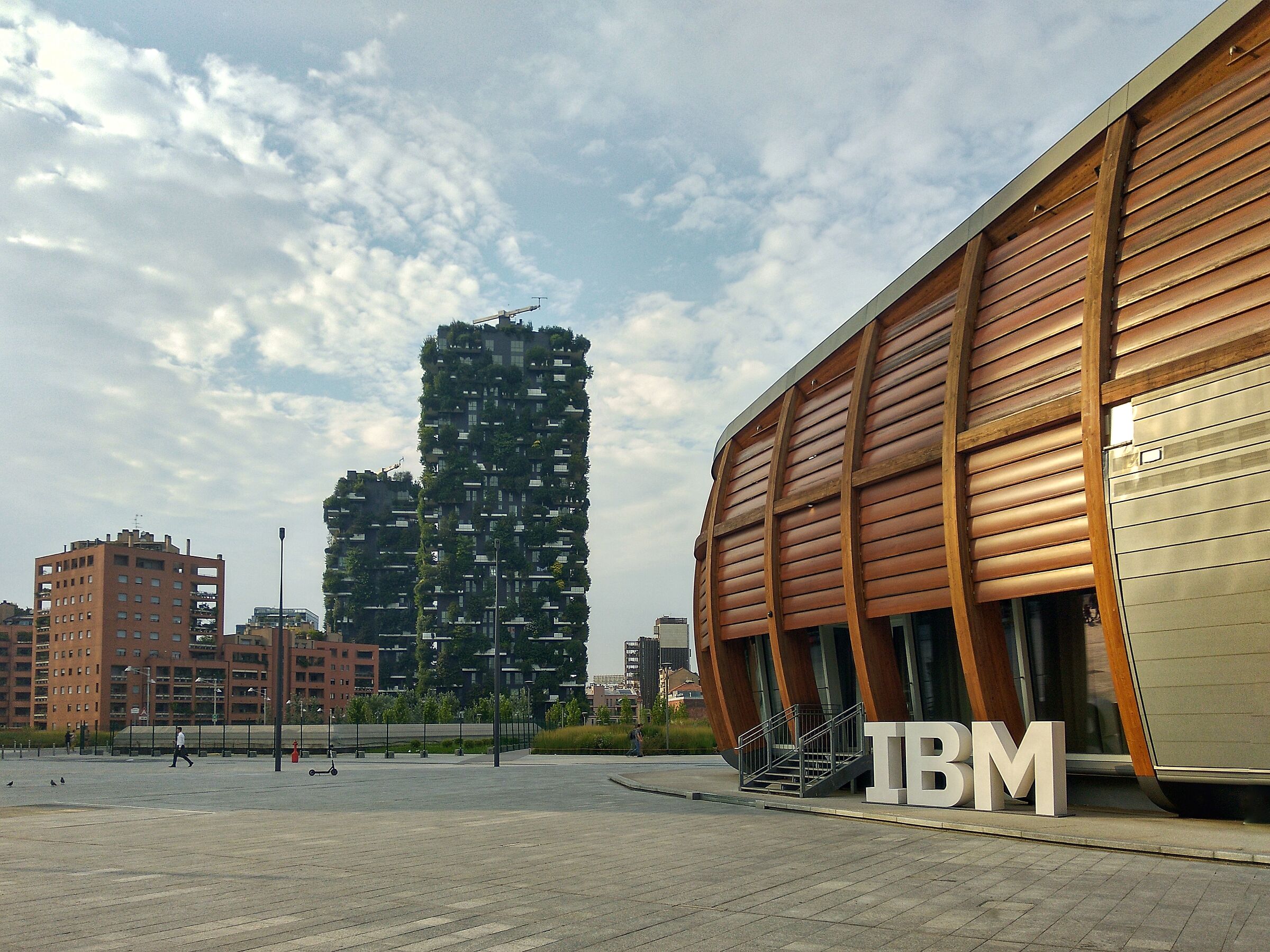 IBM studios and vertical garden