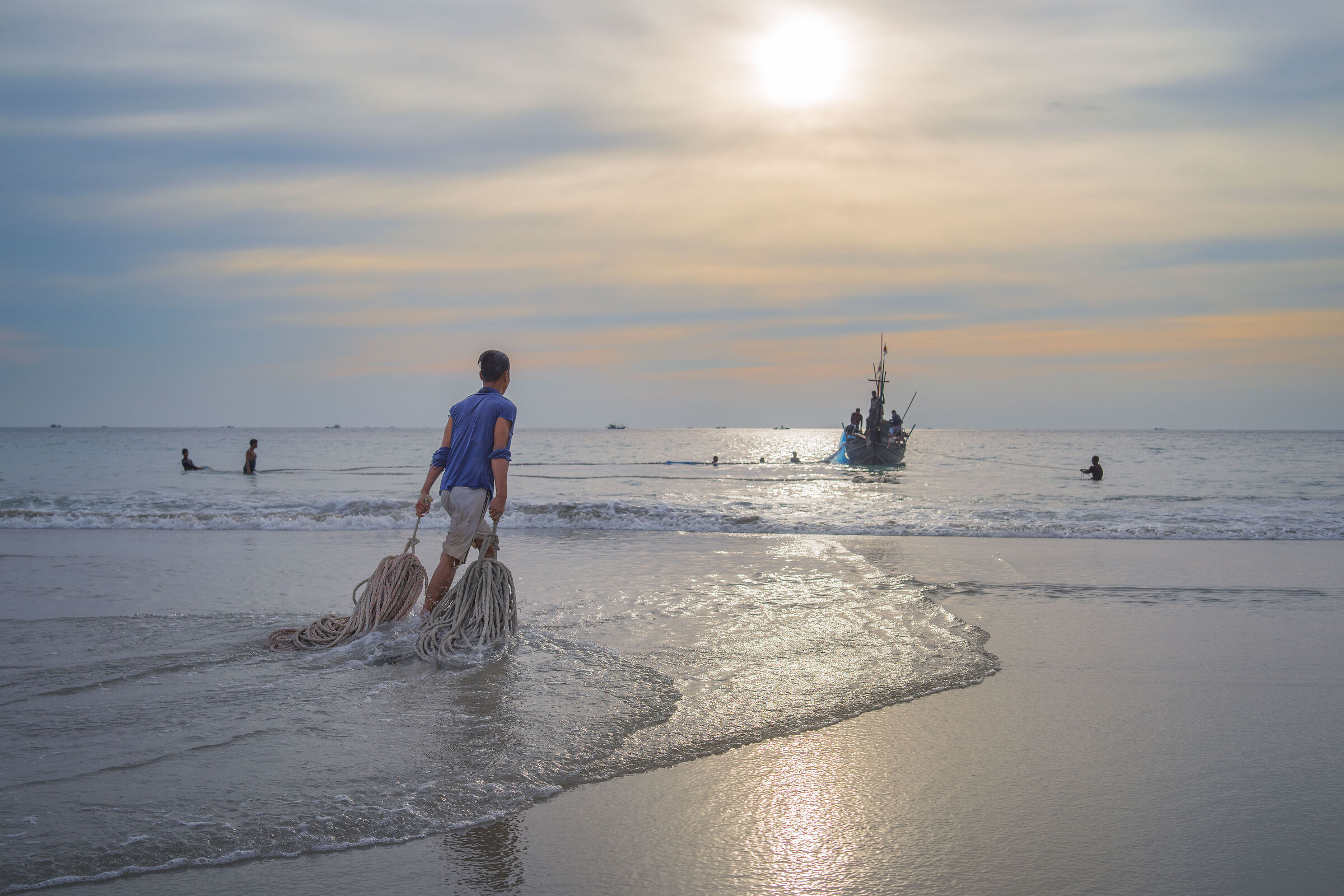 fishermen in Sin Htauk