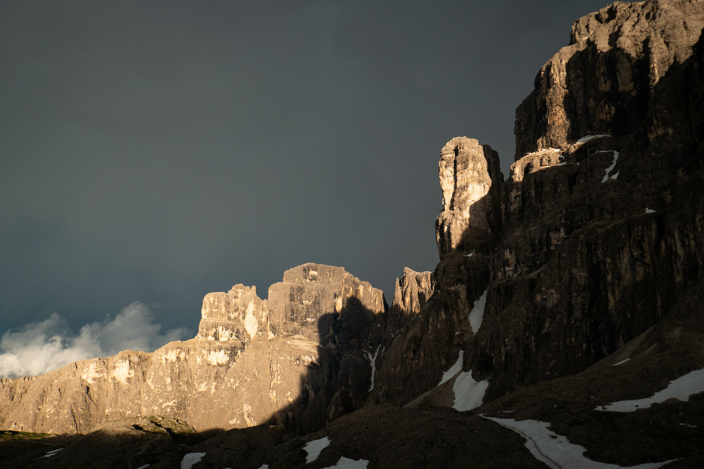 Light at sunset