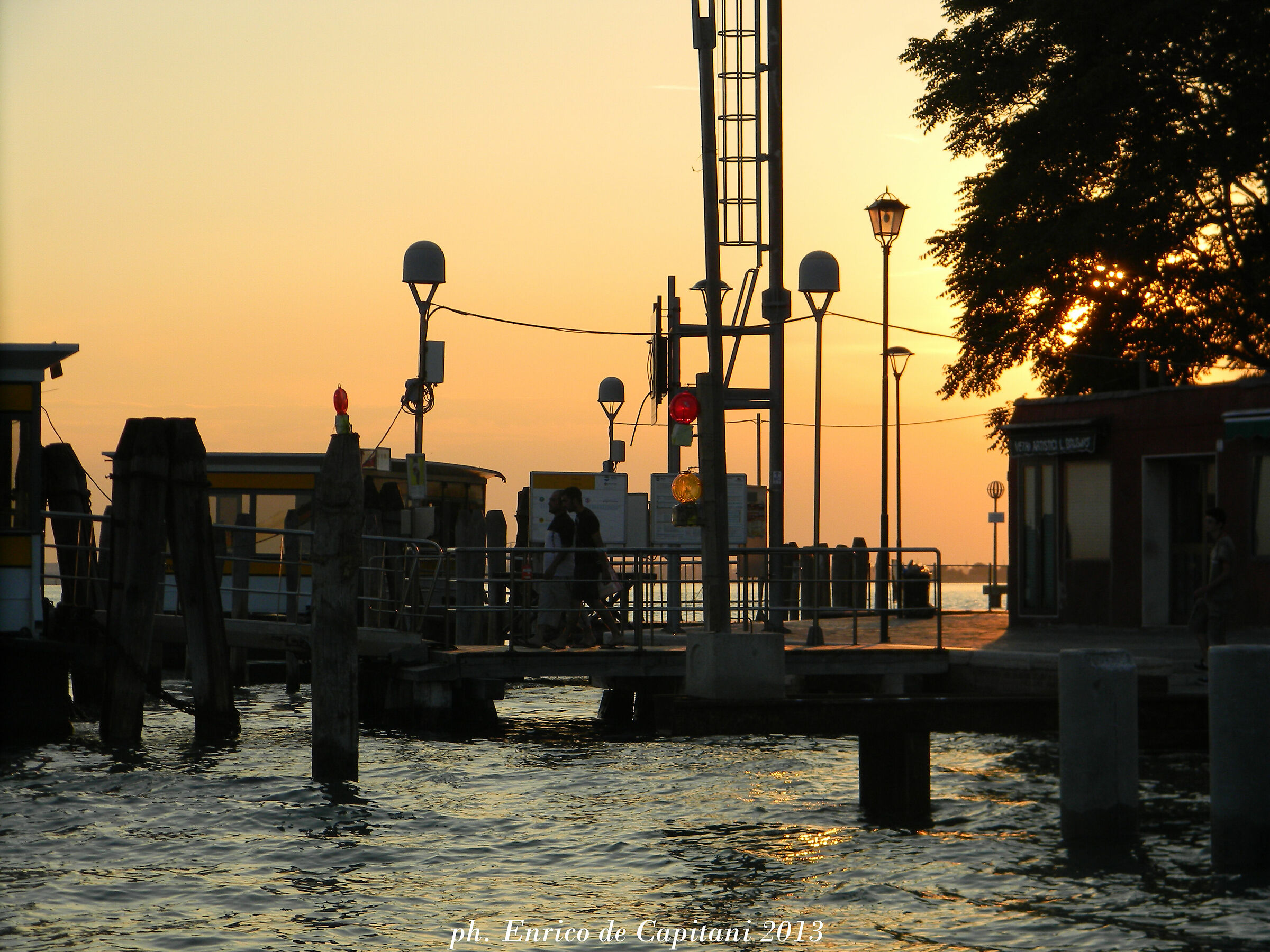 Venezia 2013: la fermata del battello