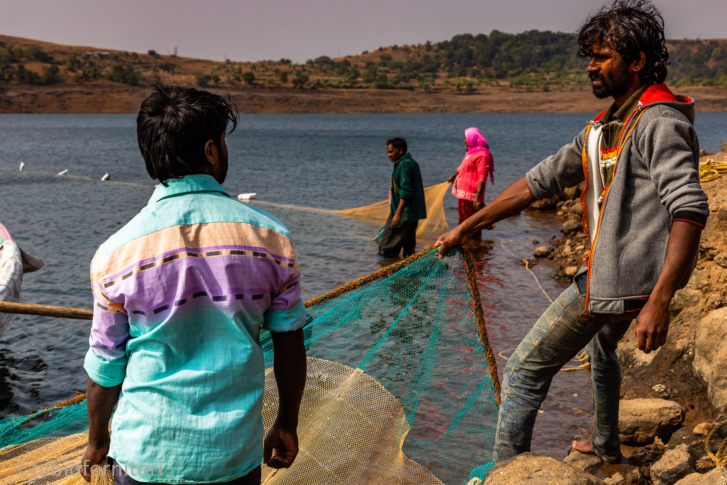 Pescatori di lago , Intermezzo , India 2018