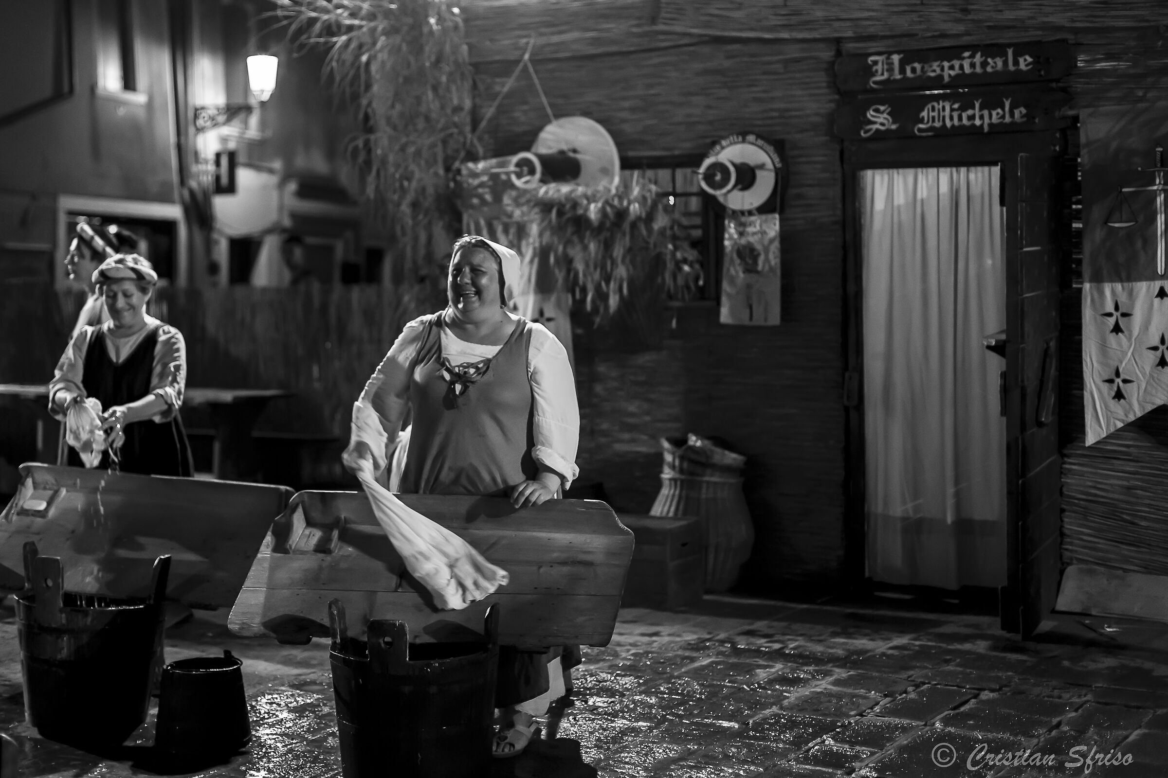 The "beautiful" washerwoman