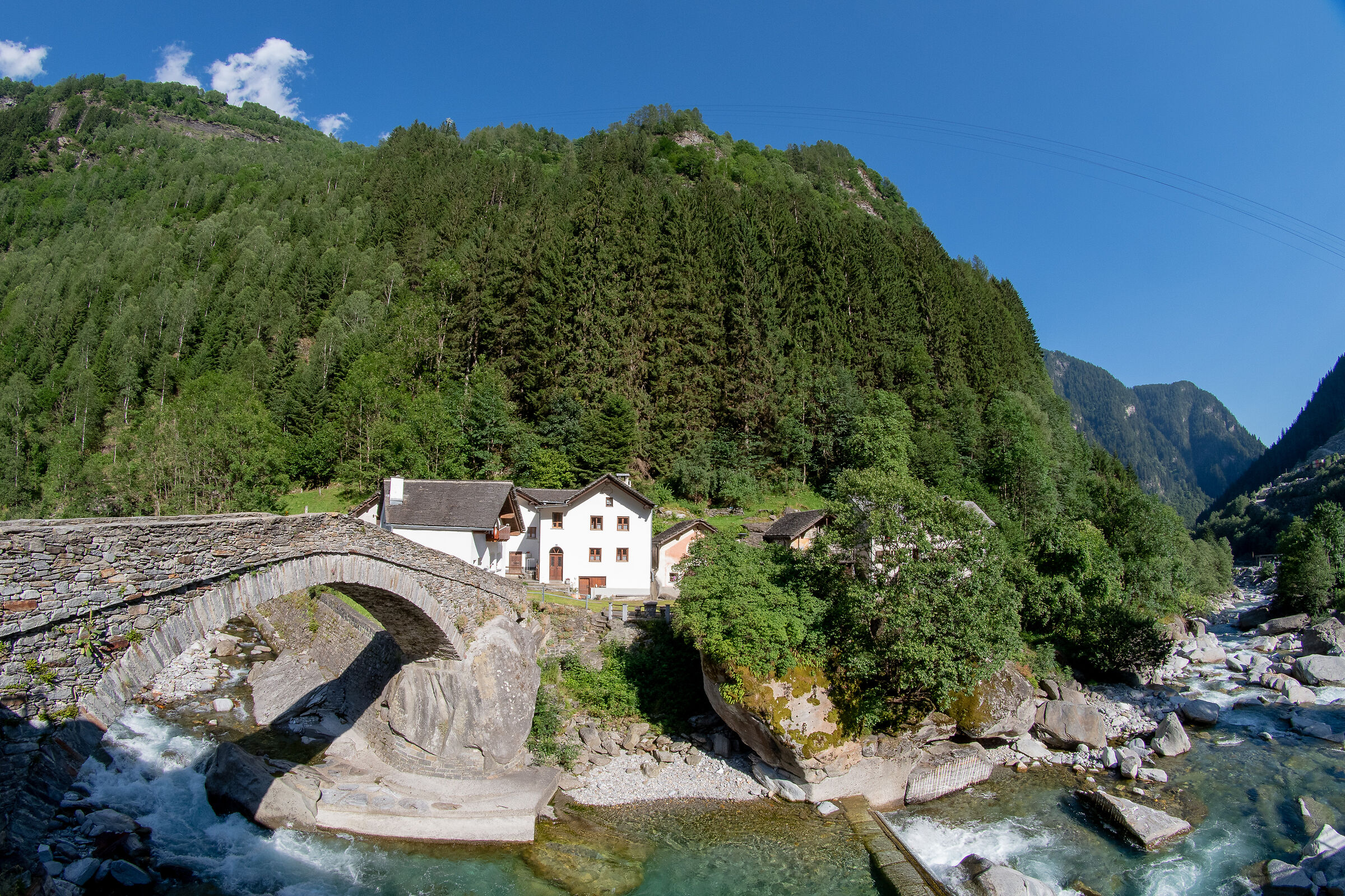 Val Calanca, Roman bridge