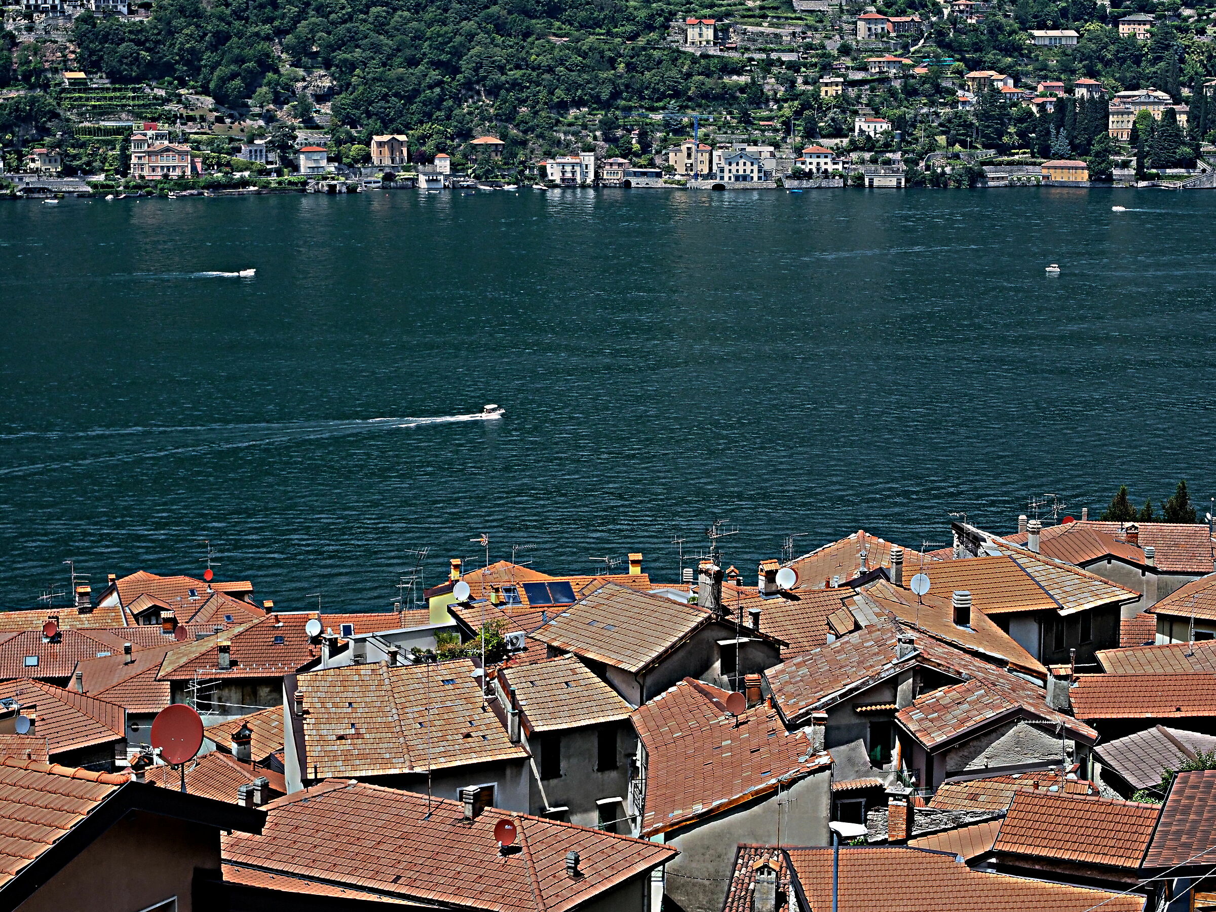 Back, Lake Como