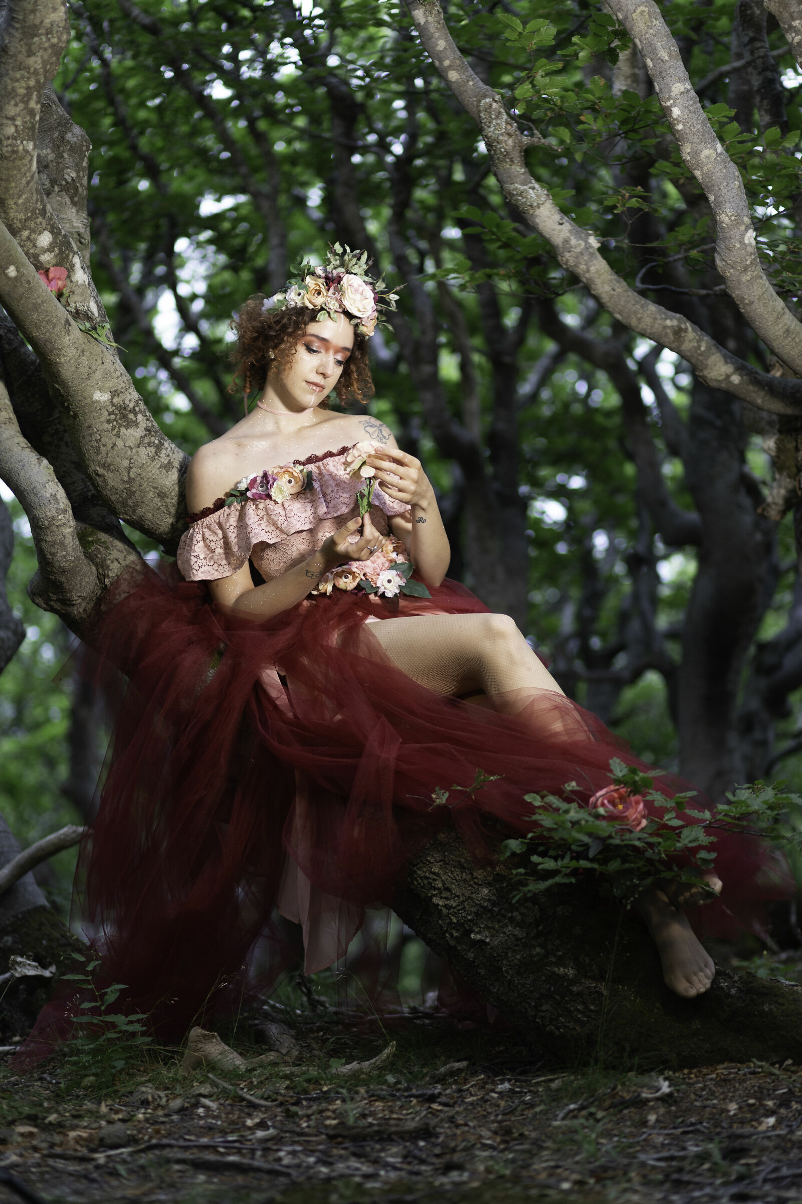 Martha in the fairy forest