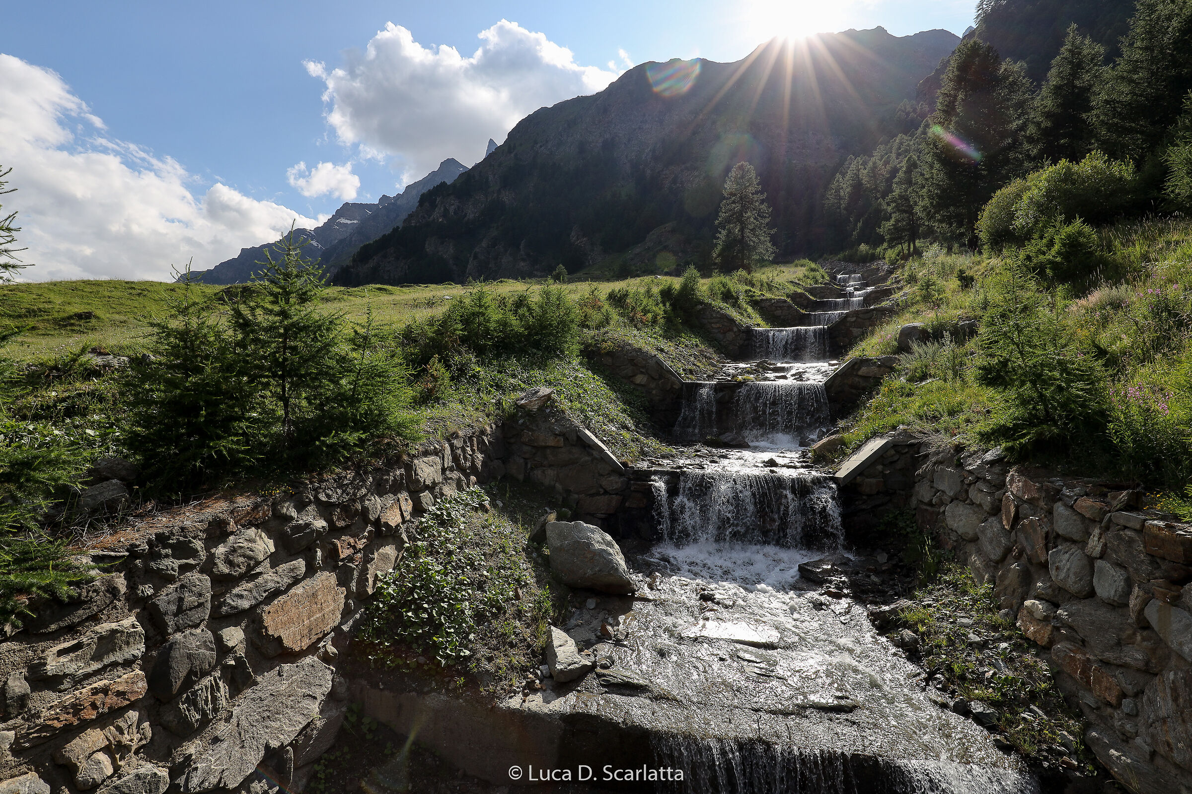 Harnessed Alpine Stream