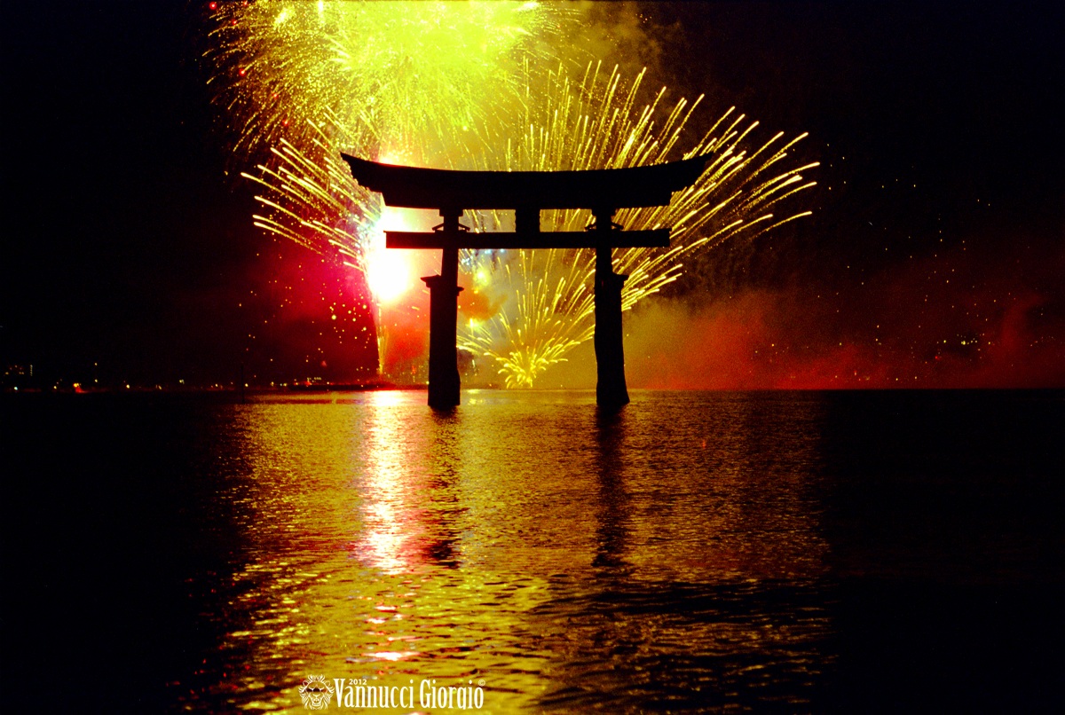 Fuochi d'artificio di Miyajima 2