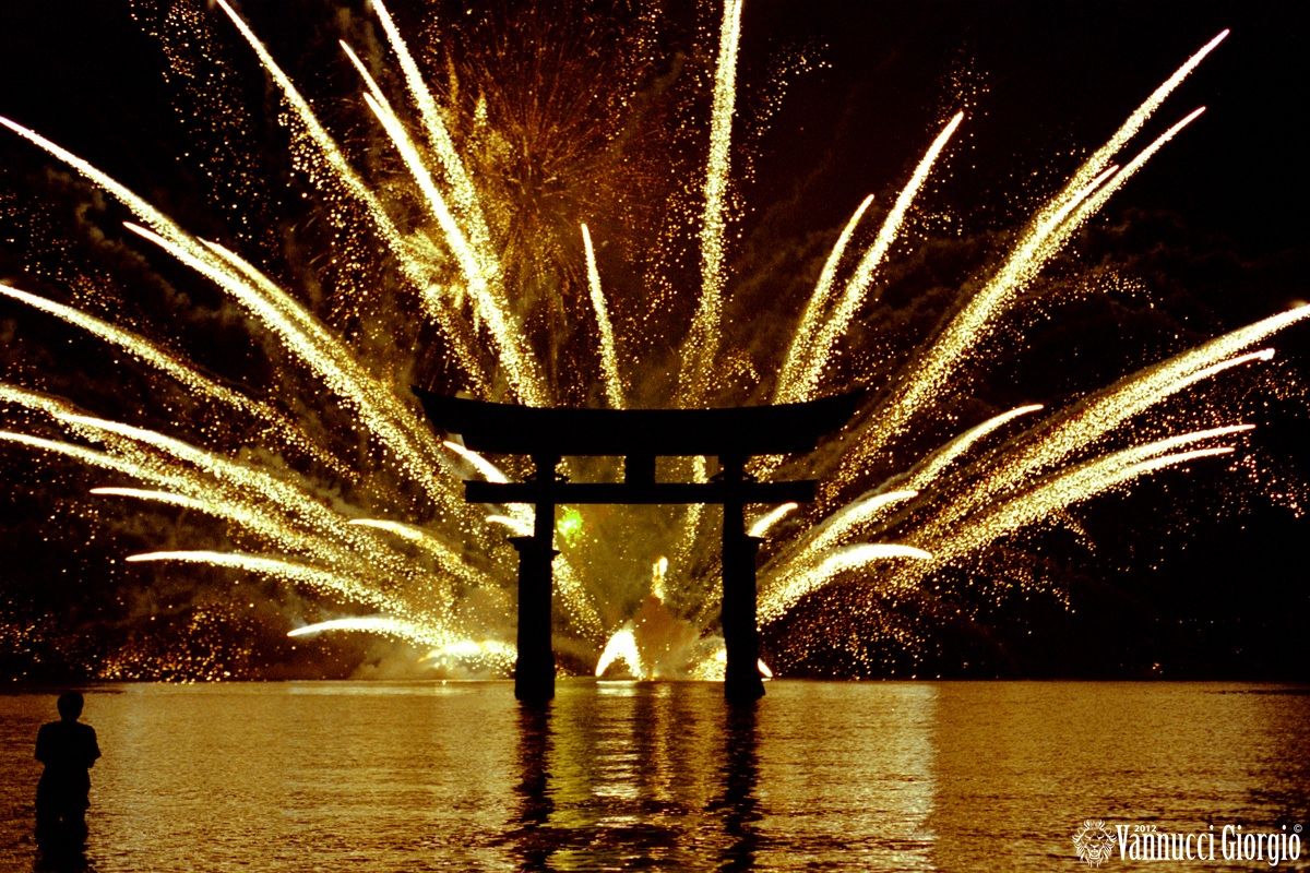 Fuochi d'artificio di Miyajima 3
