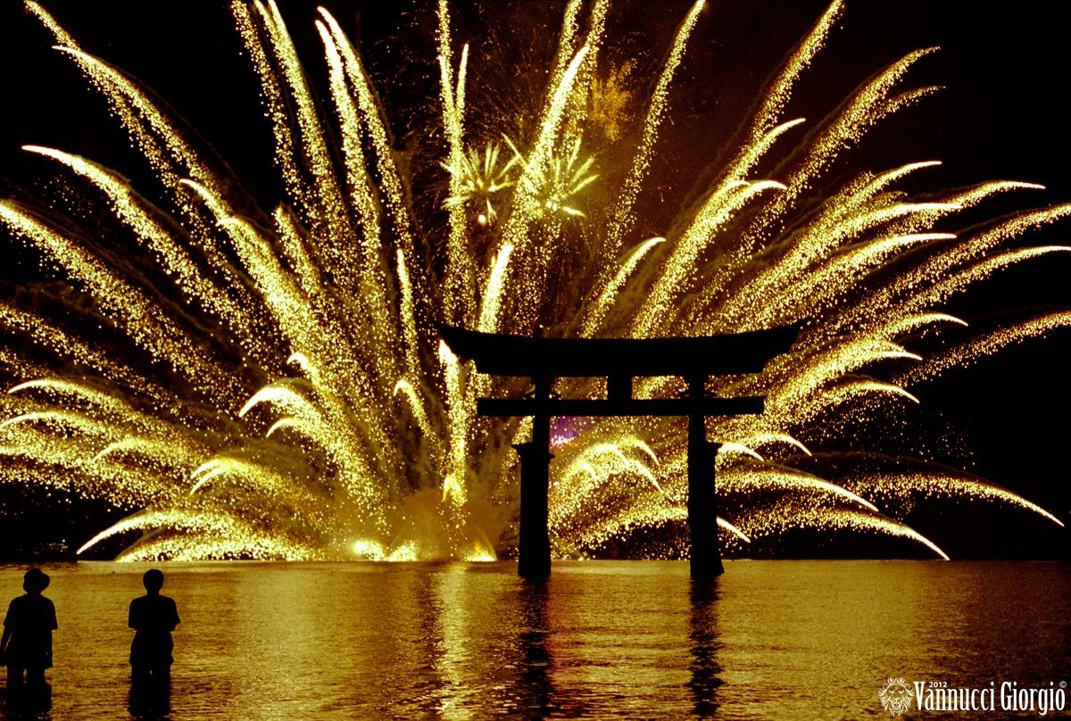 Fuochi d'artificio di Miyajima 4