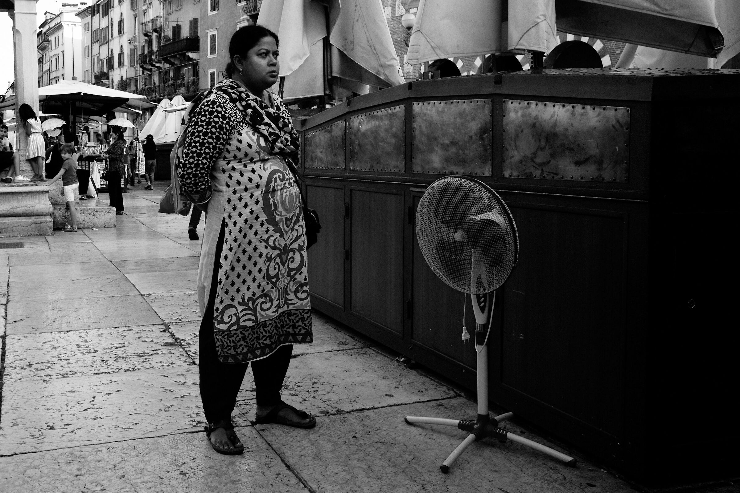 from the heat you defend yourself as you can