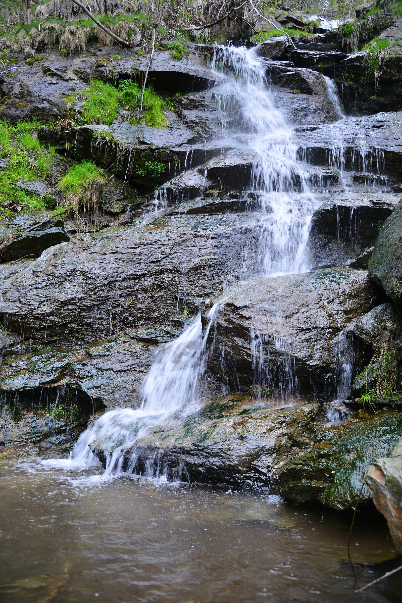 Cascata in montagna