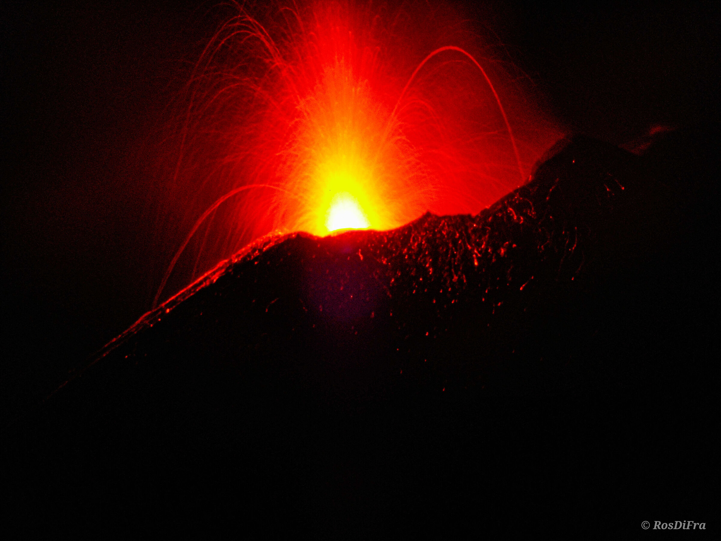 Attività stromboliana sull'Etna