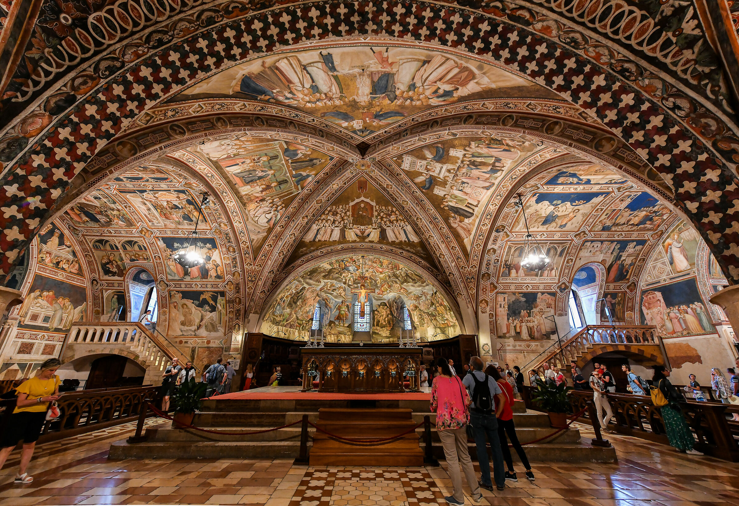 Assisi-Inner Basilica Lower St. Francis