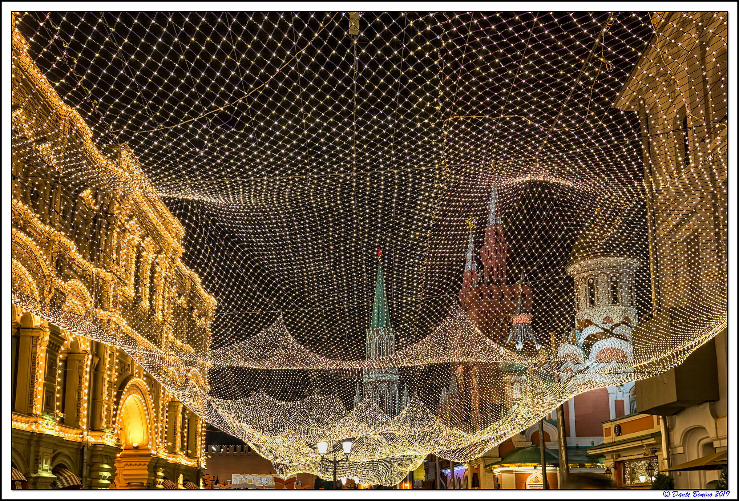 With a view of Red Square