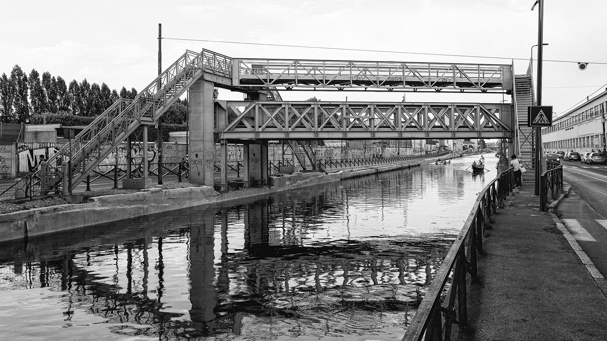 Ponte Richard Ginori. Milano, Naviglio Grande.