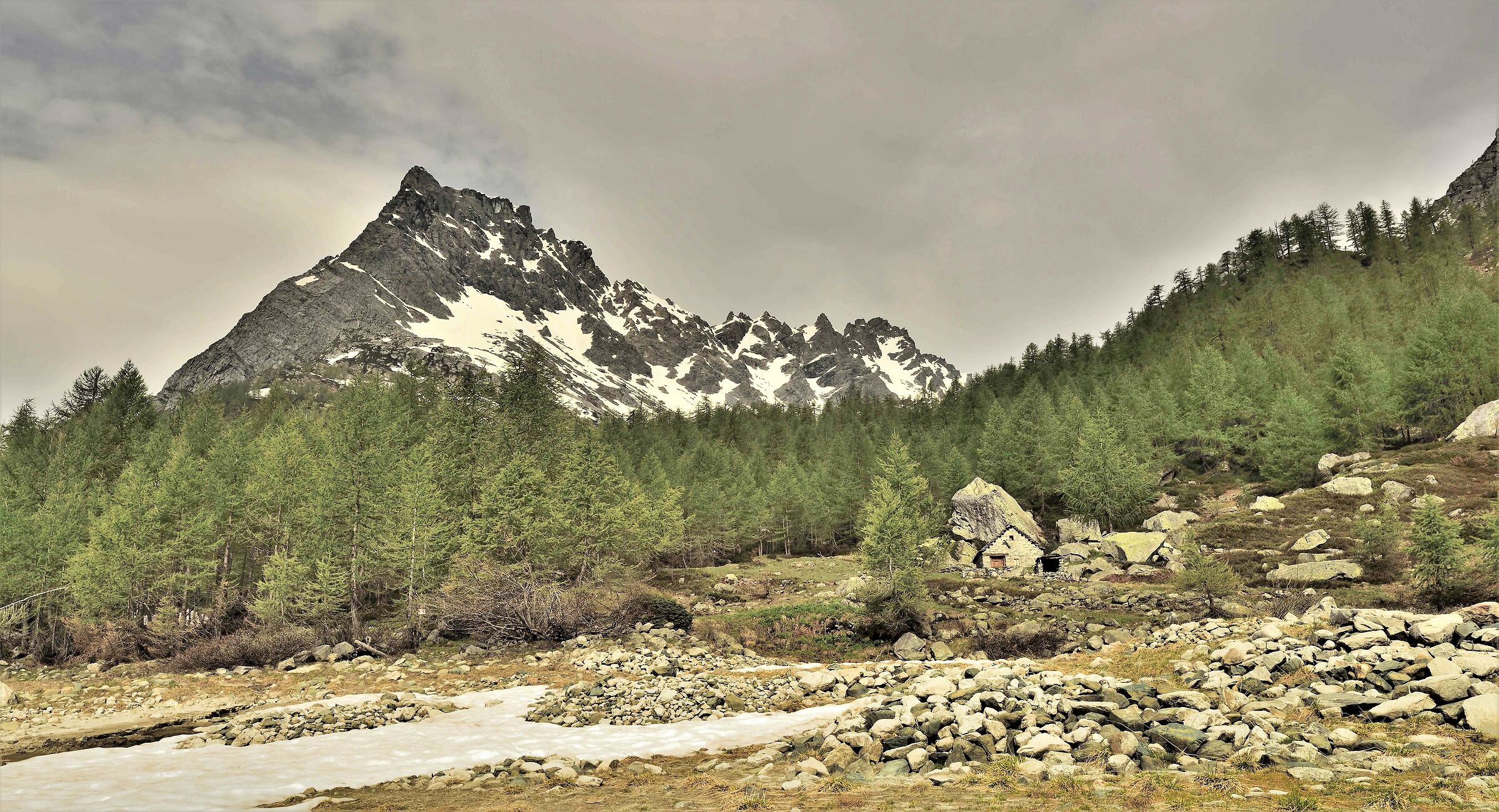 from the shore of Lake Devero
