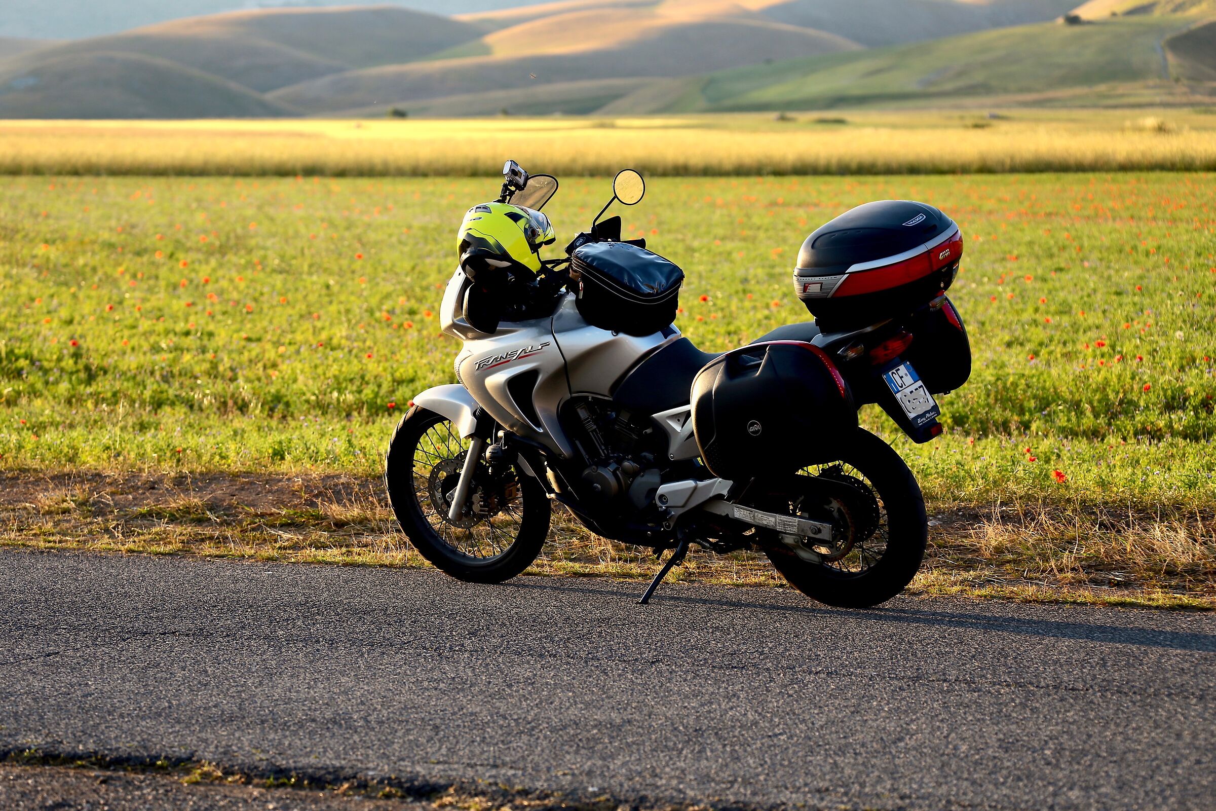 My winged horse in Castelluccio di Norcia.