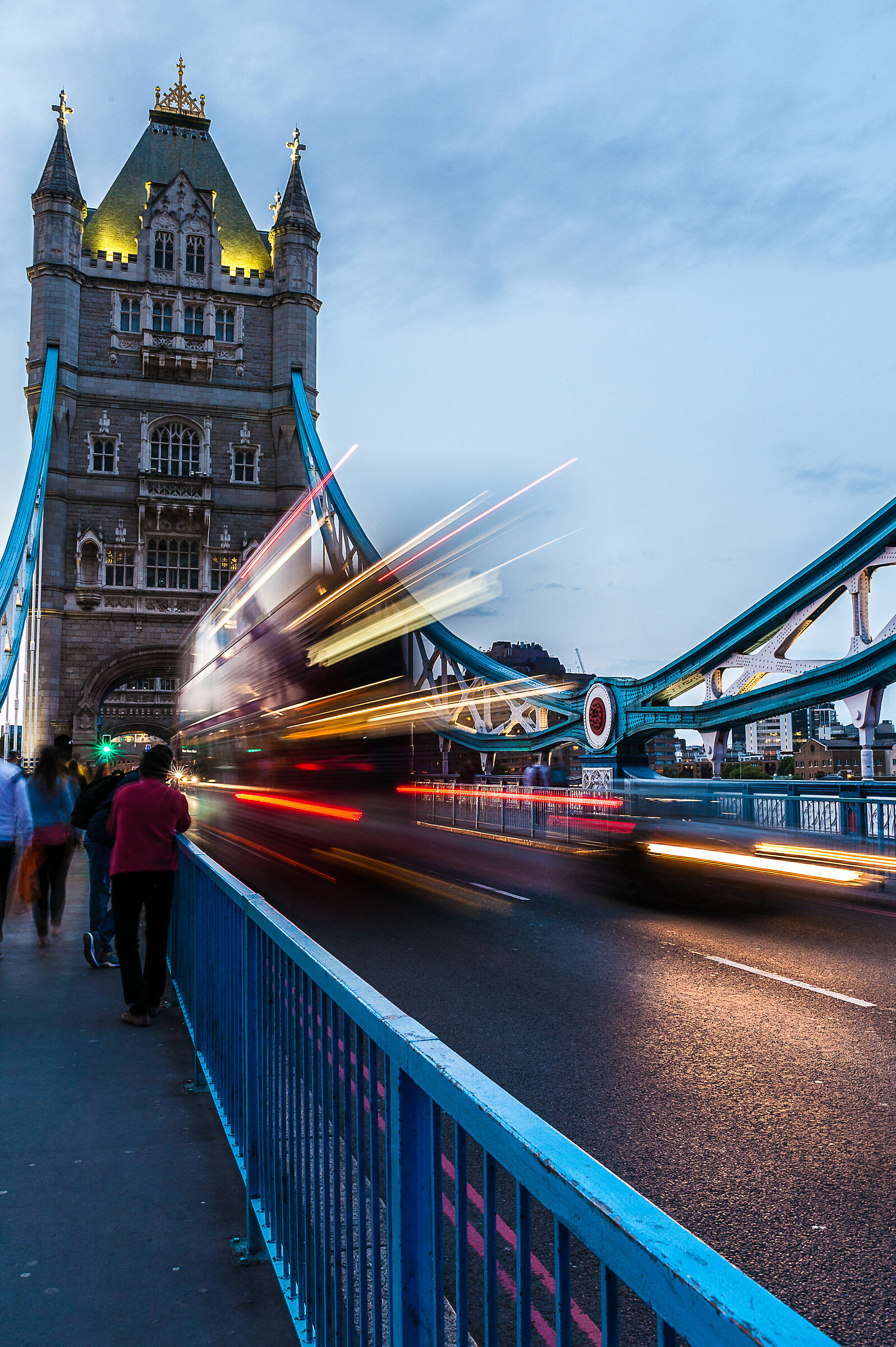 upon the tower bridge