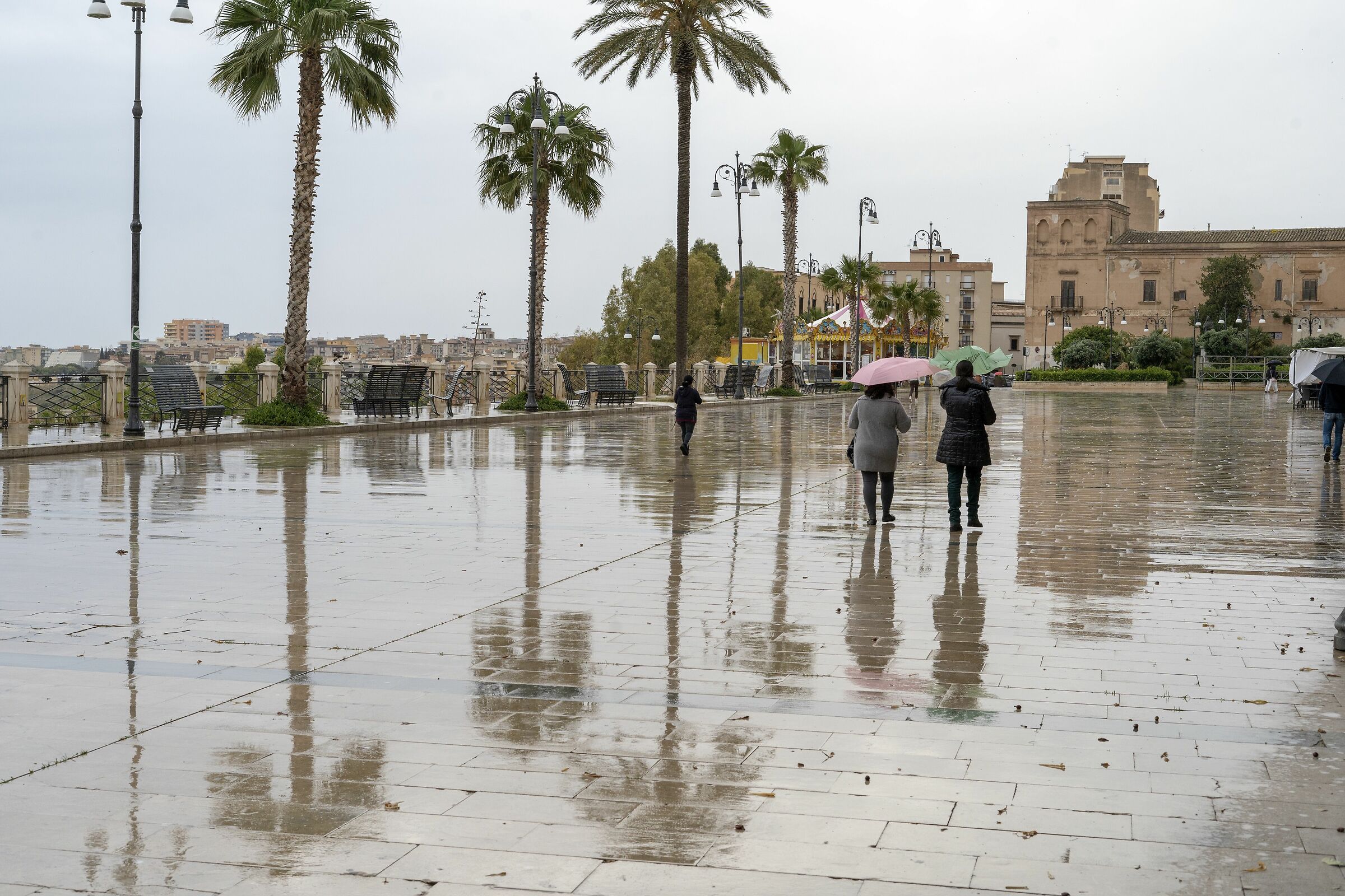 Dopo il temporale a Sciacca