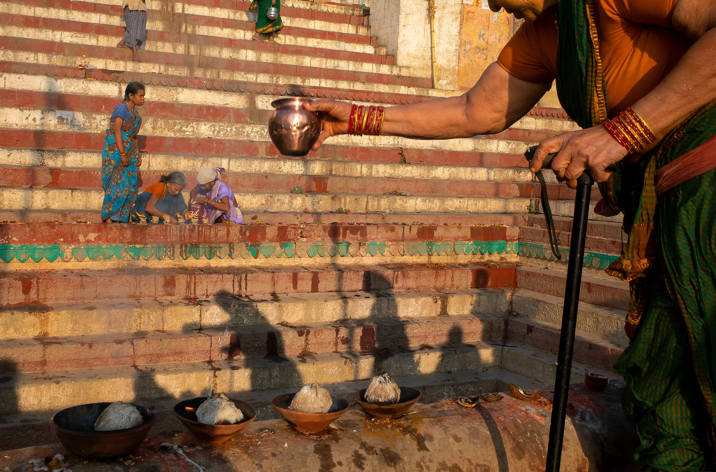 Truth and shadows. Varanasi, 2018.