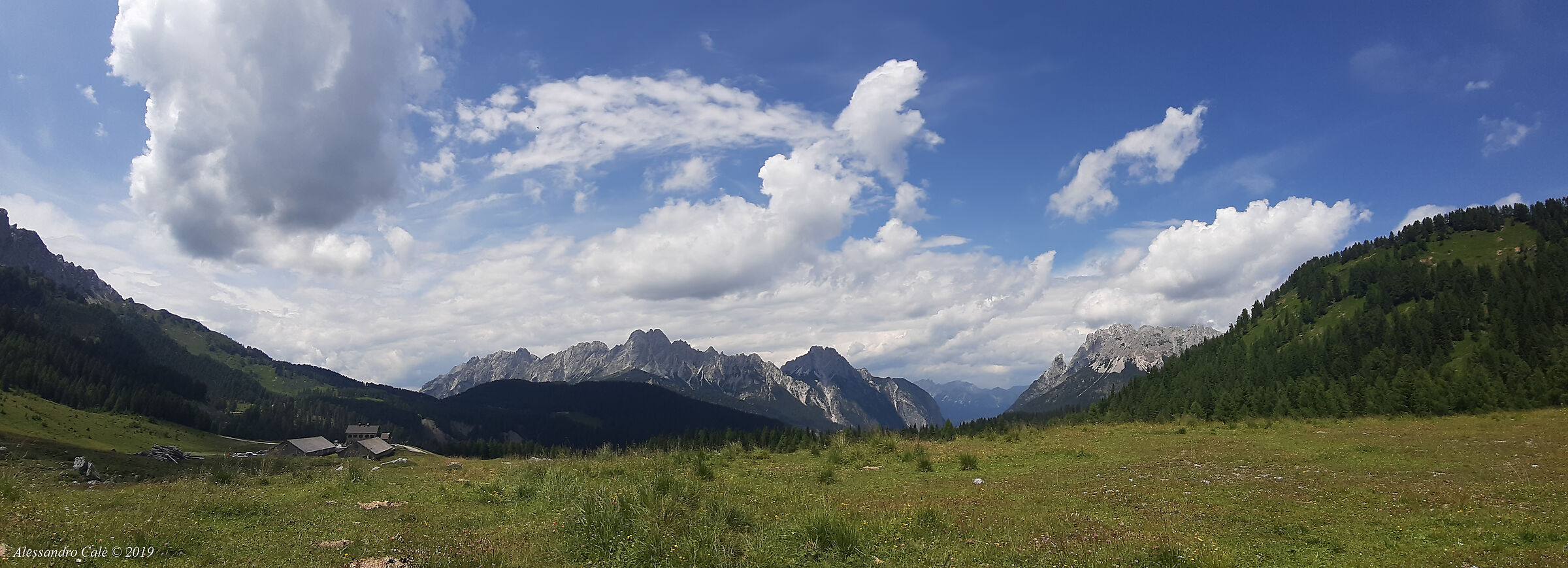 Panorama presso Casera Razzo